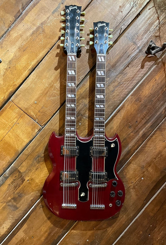 S/H 1986 Gibson 'Custom Shop Edition' EDS-1275 Twin Neck, Heritage Cherry