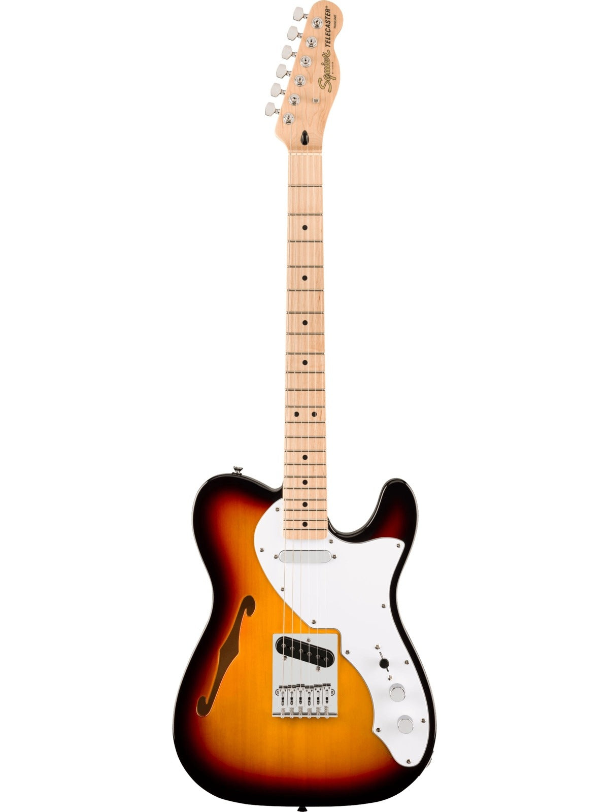 Squier Affinity Telecaster Thinline, Three Tone Sunburst