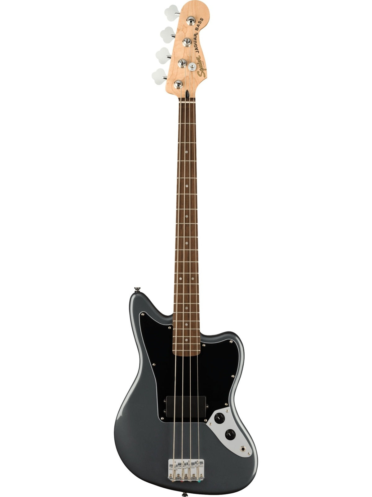 Squier by Fender Affinity Series Jaguar Bass H, Charcoal Frost Metallic