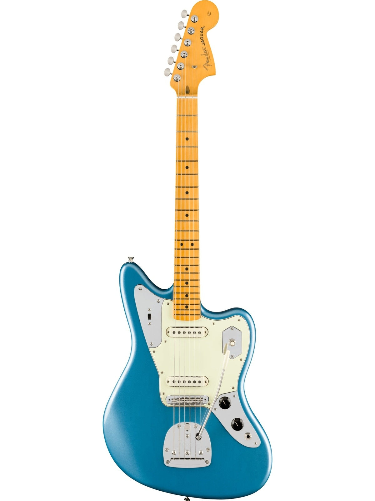 Fender American Professional Classic Jaguar Maple Neck, Faded Lake Placid Blue