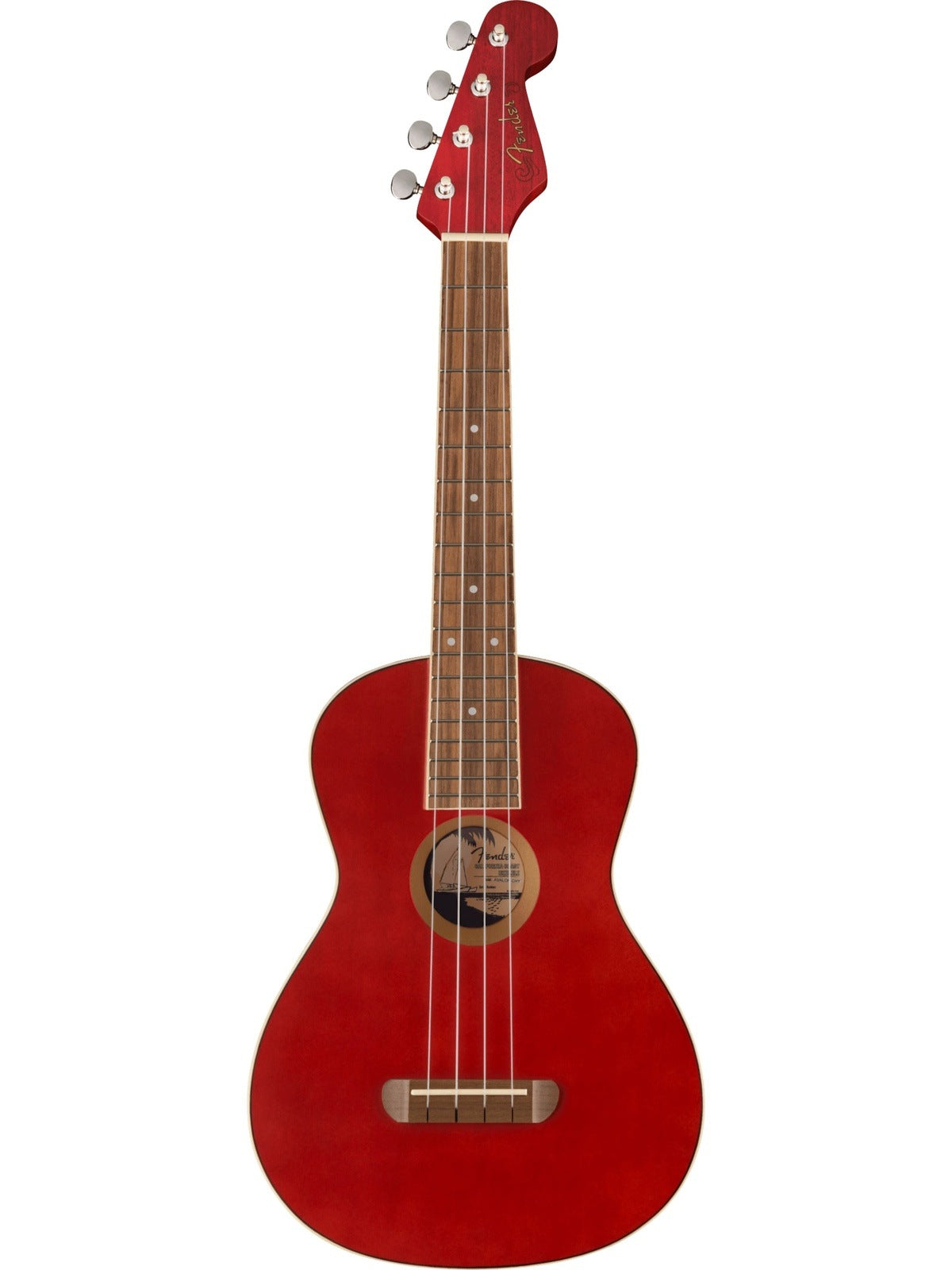 Fender Avalon Tenor Ukulele, Walnut Fingerboard Colours