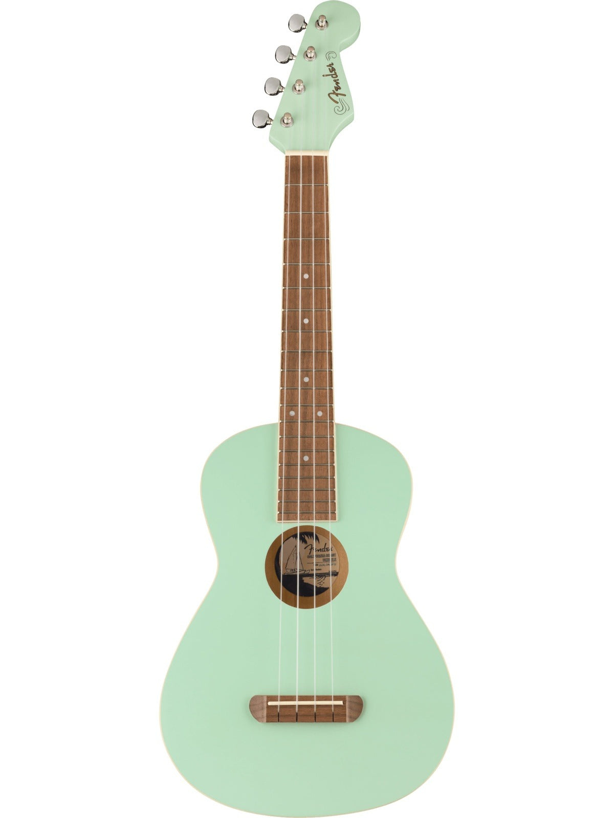 Fender Avalon Tenor Ukulele, Walnut Fingerboard Colours