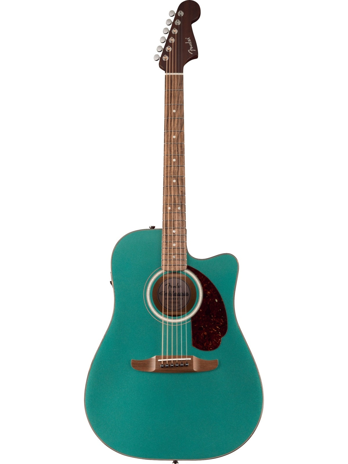 Fender California Deluxe Redondo CE Electro Acoustic Guitar, Sherwood Green
