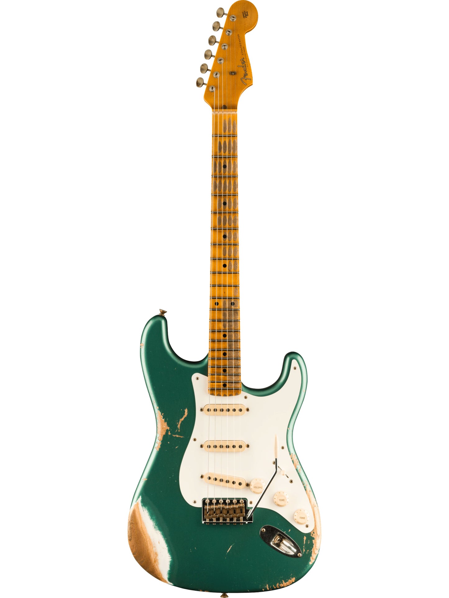 Fender Custom Shop 1957 Heavy Relic Stratocaster, Aged Sherwood Green Metallic