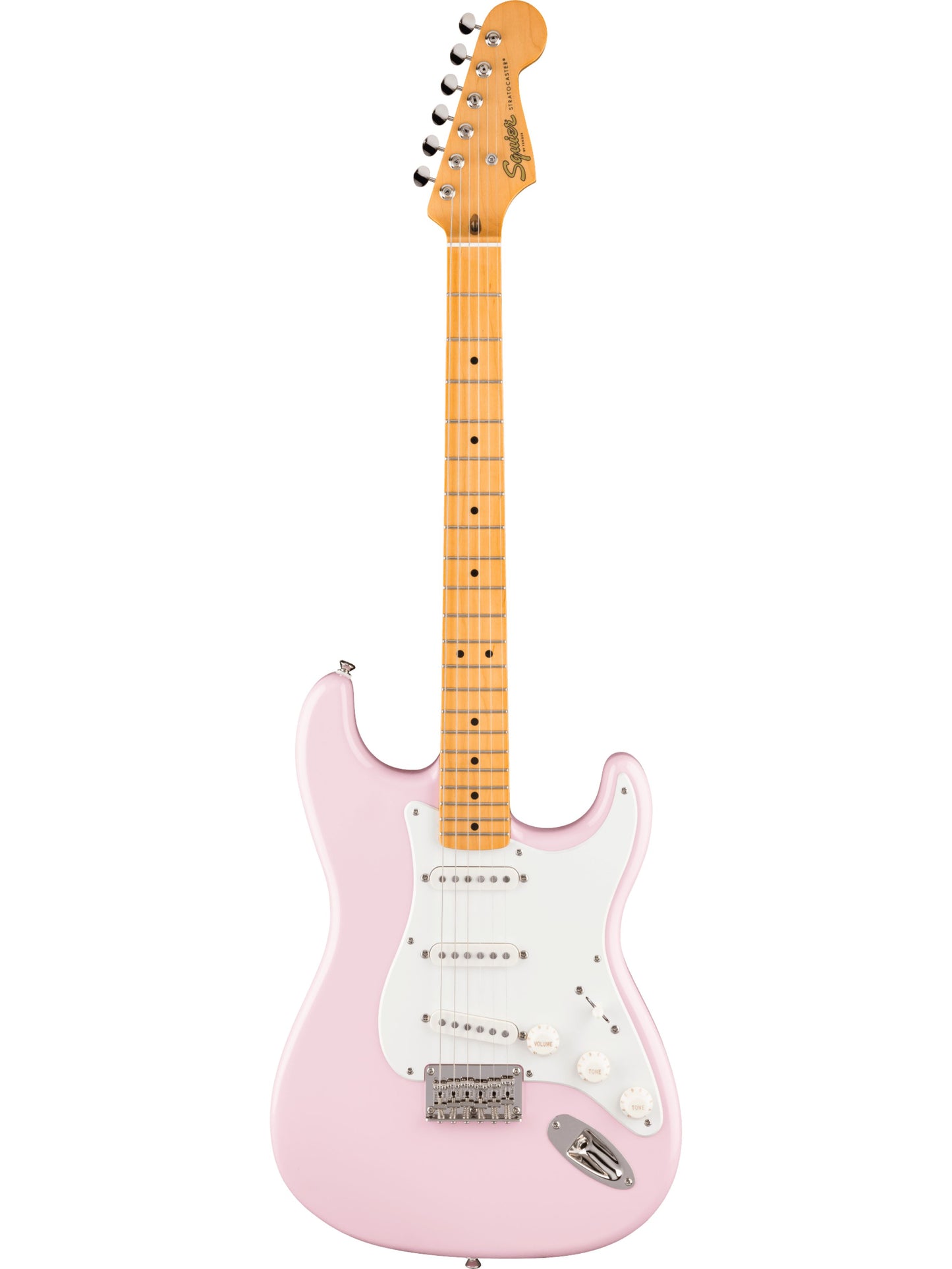 Squier Classic Vibe 50s Stratocaster Hardtail, Shell Pink