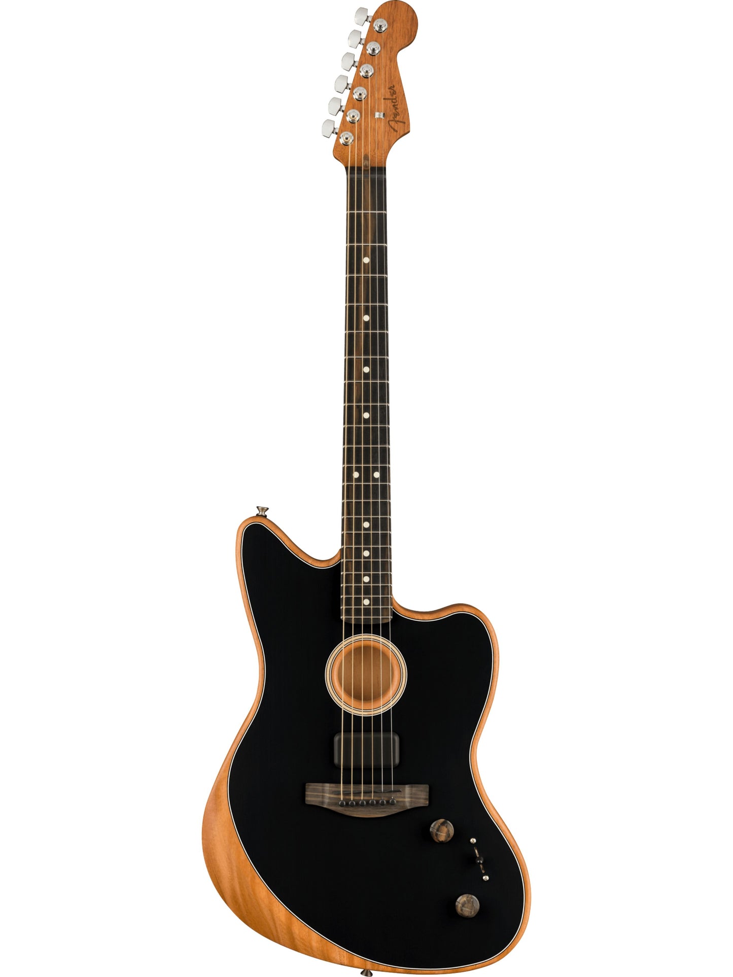 Fender DE American Acoustasonic® Jazzmaster®, Black EF