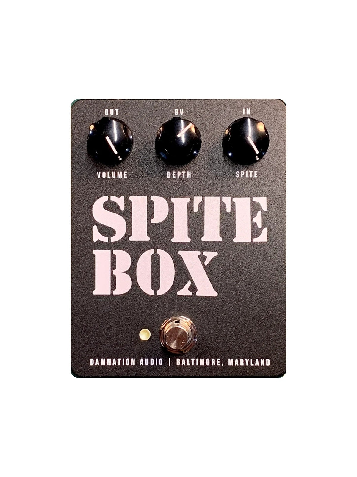 crossover distortion pedal Damnation Audio Spite Box, Bass Fuzz – Wunjo Guitars