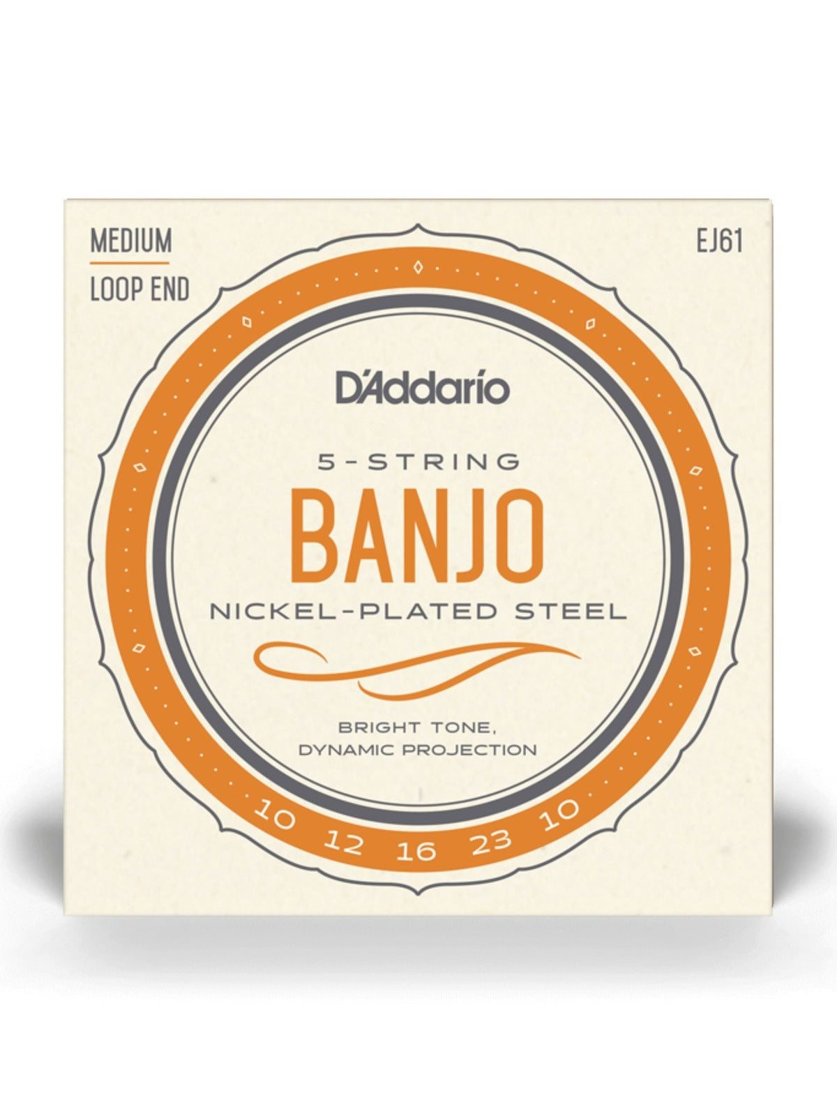 D'Addario Nickel Plated Steel Banjo Strings