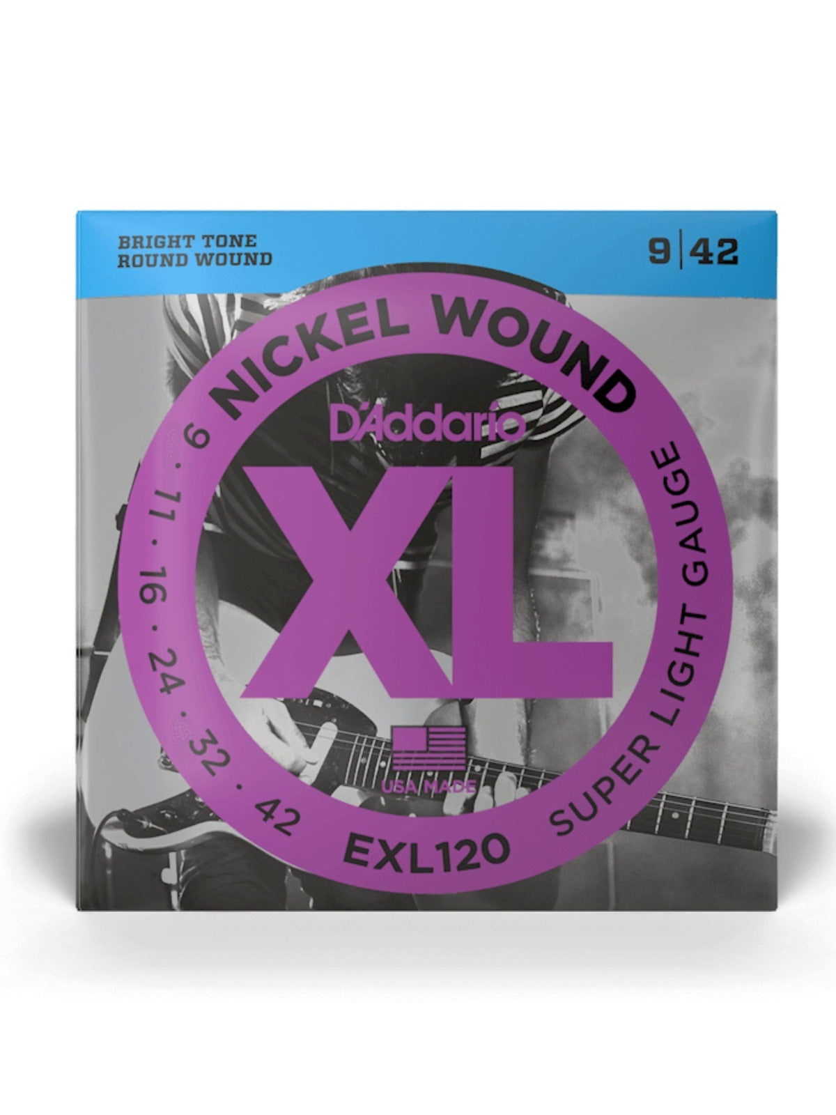 D'Addario XL Nickelwood Round Wound Electric Guitar Strings