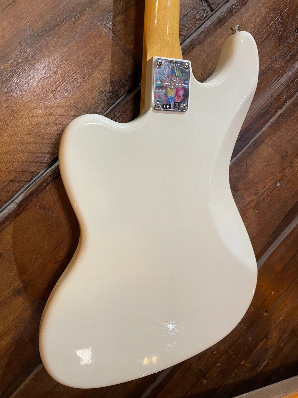 Fender Custom Shop Bass VI, Closet Classic Aged Olympic White
