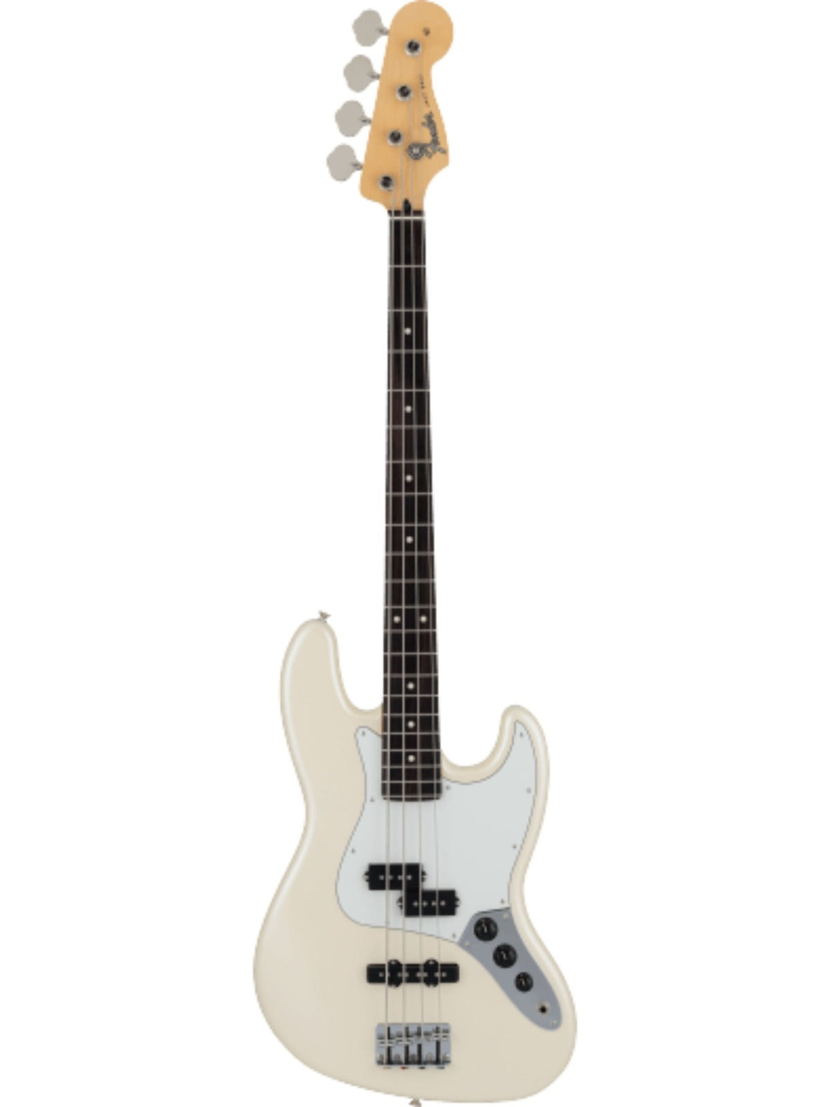 Fender MIJ Hybrid II Jazz PJ Bass, Rosewood Neck, Olympic Pearl