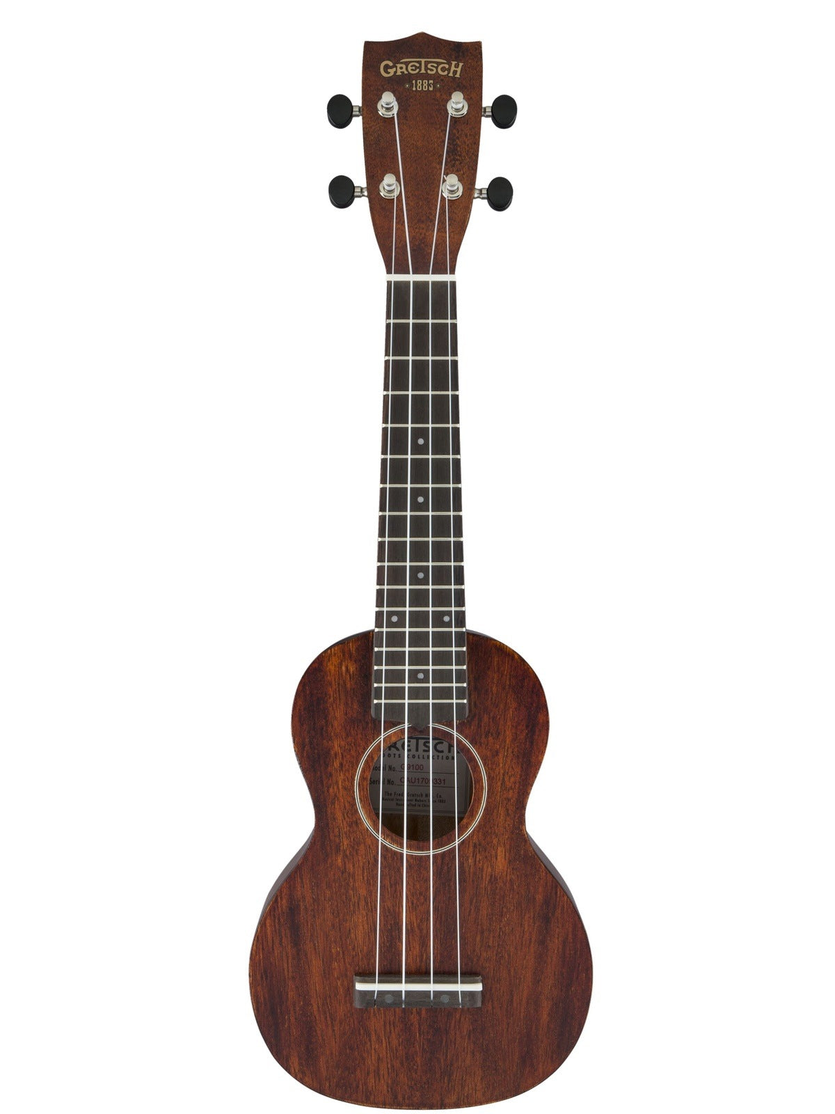 Gretsch G9100 Standard Soprano Ukulele, Mahogany Stain