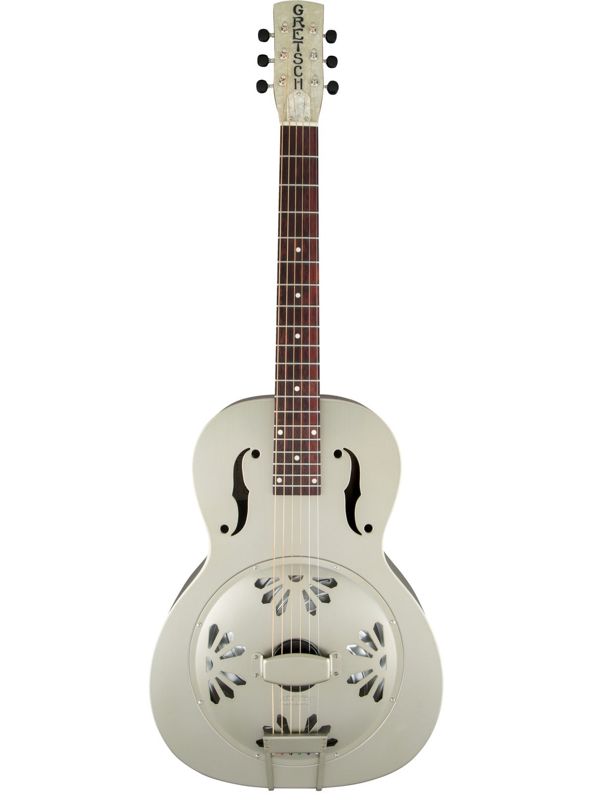 Gretsch G9201 Honey Dipper™ Round-Neck, Brass Body Biscuit Cone Resonator Guitar