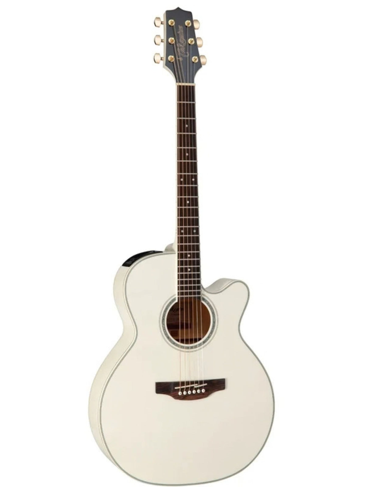 Takamine GN37CE-PW Electro Acoustic Guitar, Pearl White