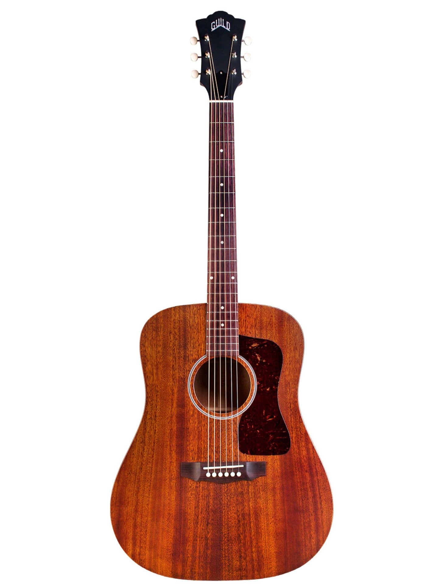 Guild USA D-20 Dreadnought Acoustic Guitar, Mahogany