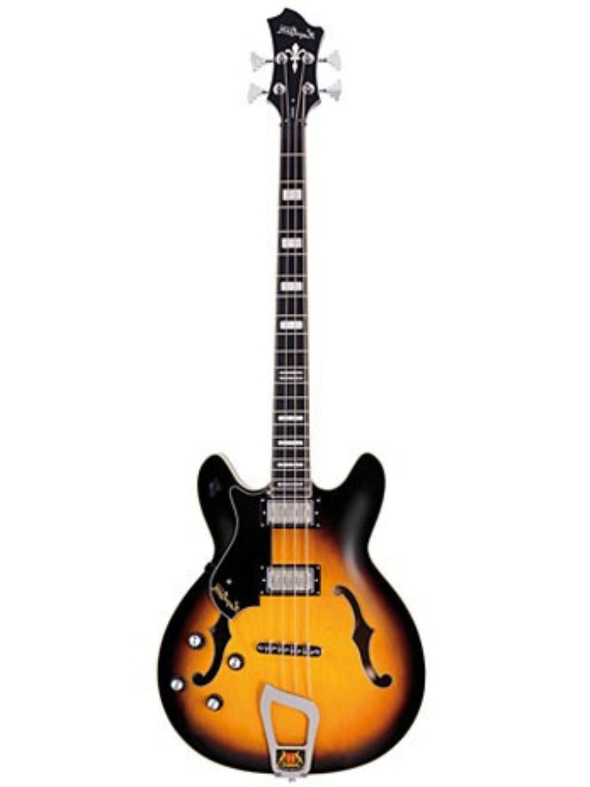 Hagstrom Viking Semi-Hollow 4-String Left-Handed Electric Bass
