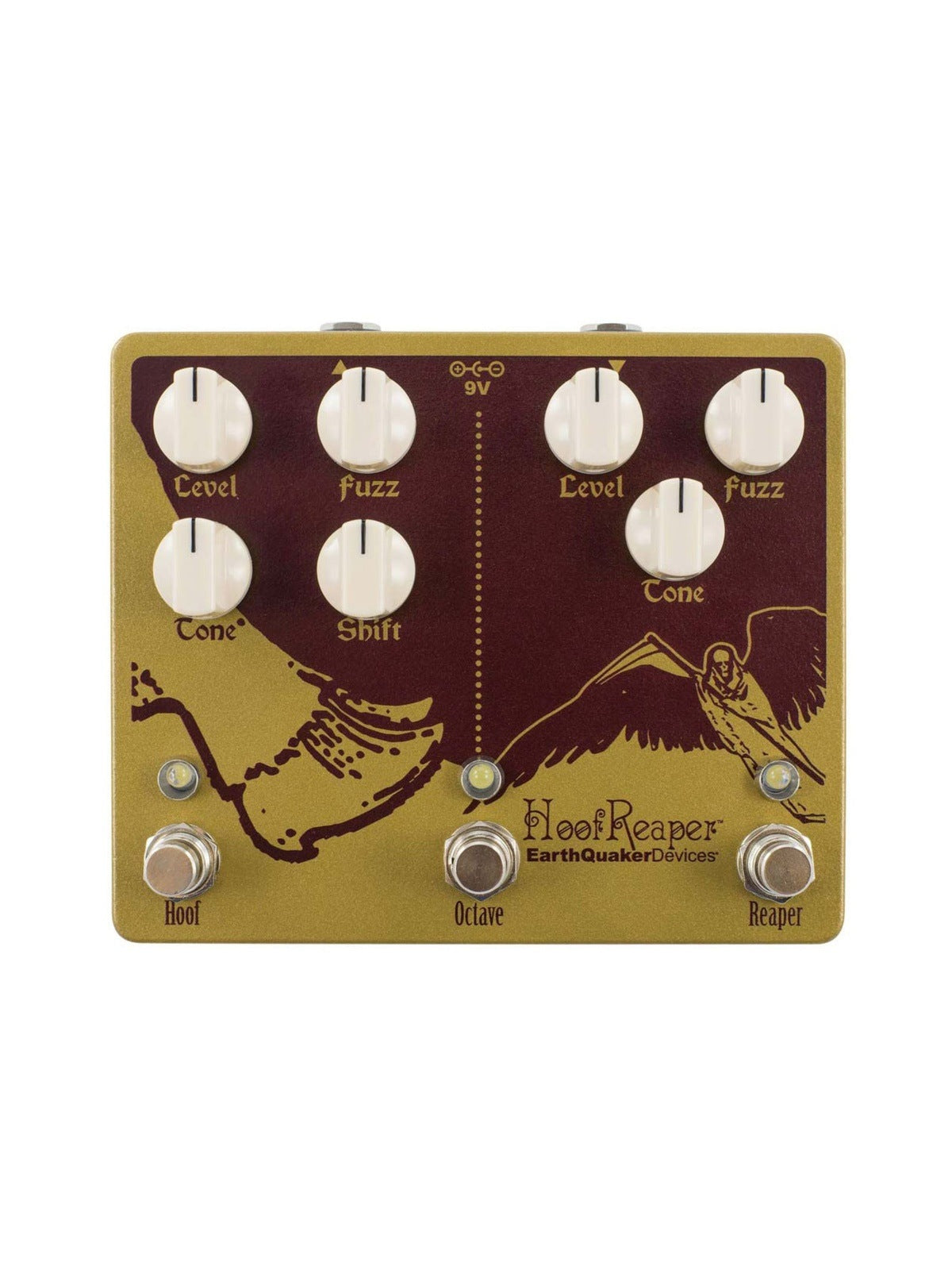 EarthQuaker Devices Hoof Reaper® Double Fuzz with Octave Up Pedal