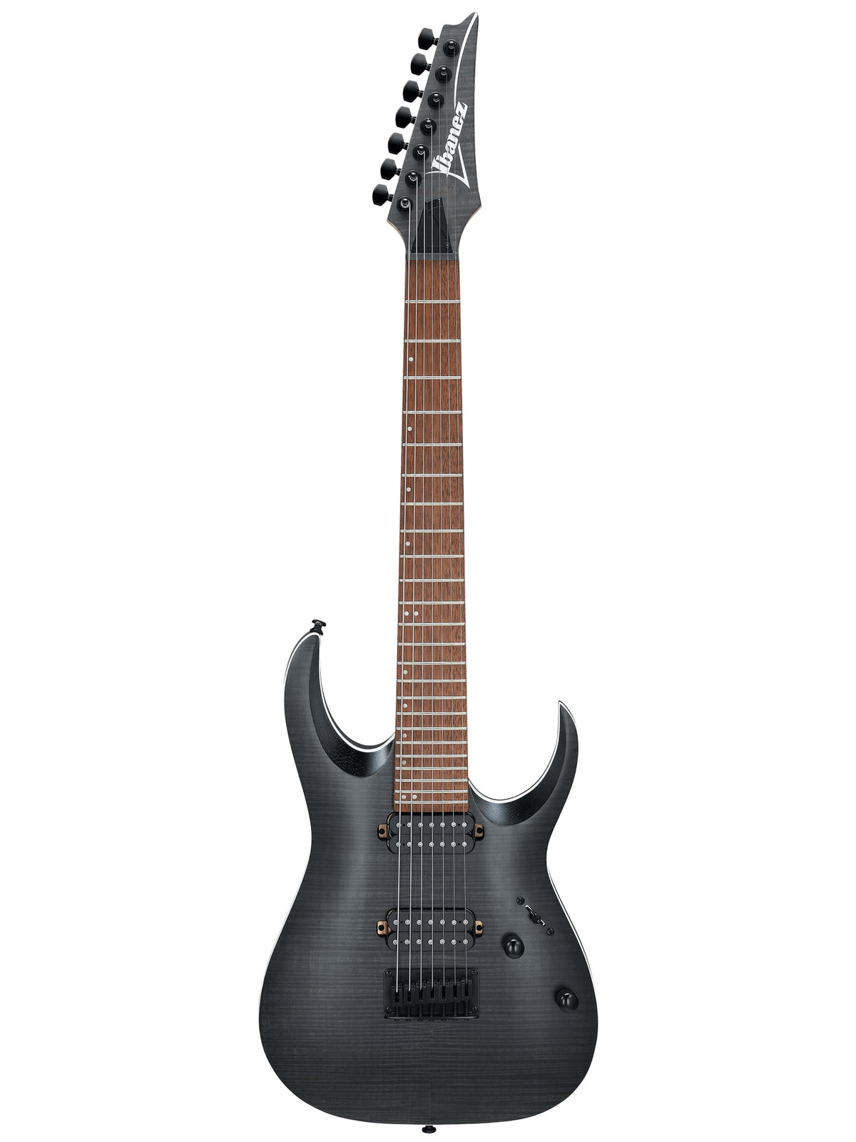 Ibanez RGA742FM RGA Series 7-String HH, Trans Gray Flat