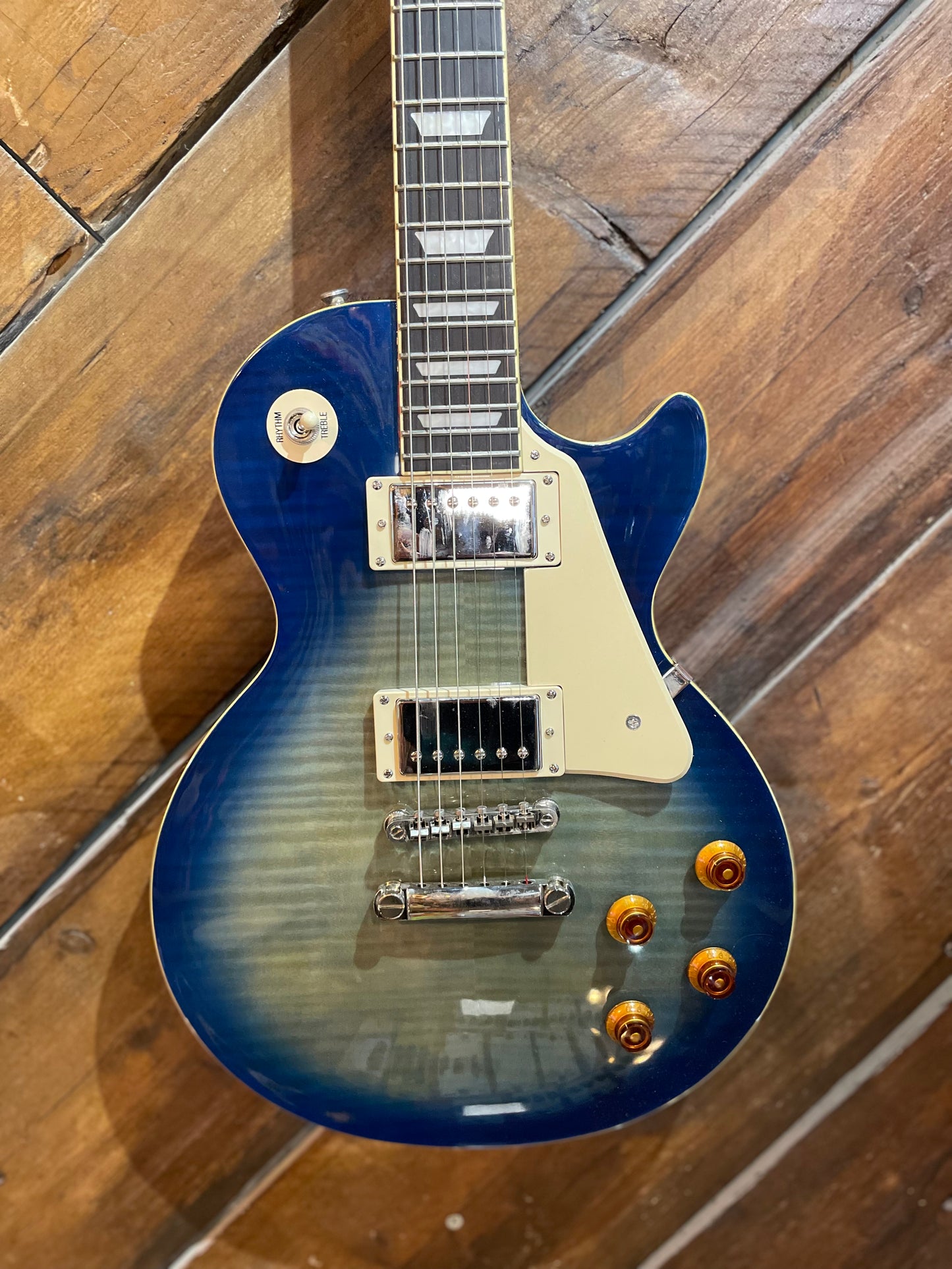 S/H Epiphone Les Paul Standard Pro, Blueberry Burst
