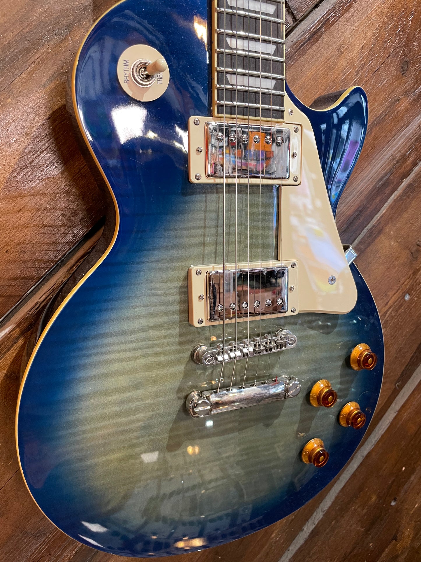 S/H Epiphone Les Paul Standard Pro, Blueberry Burst