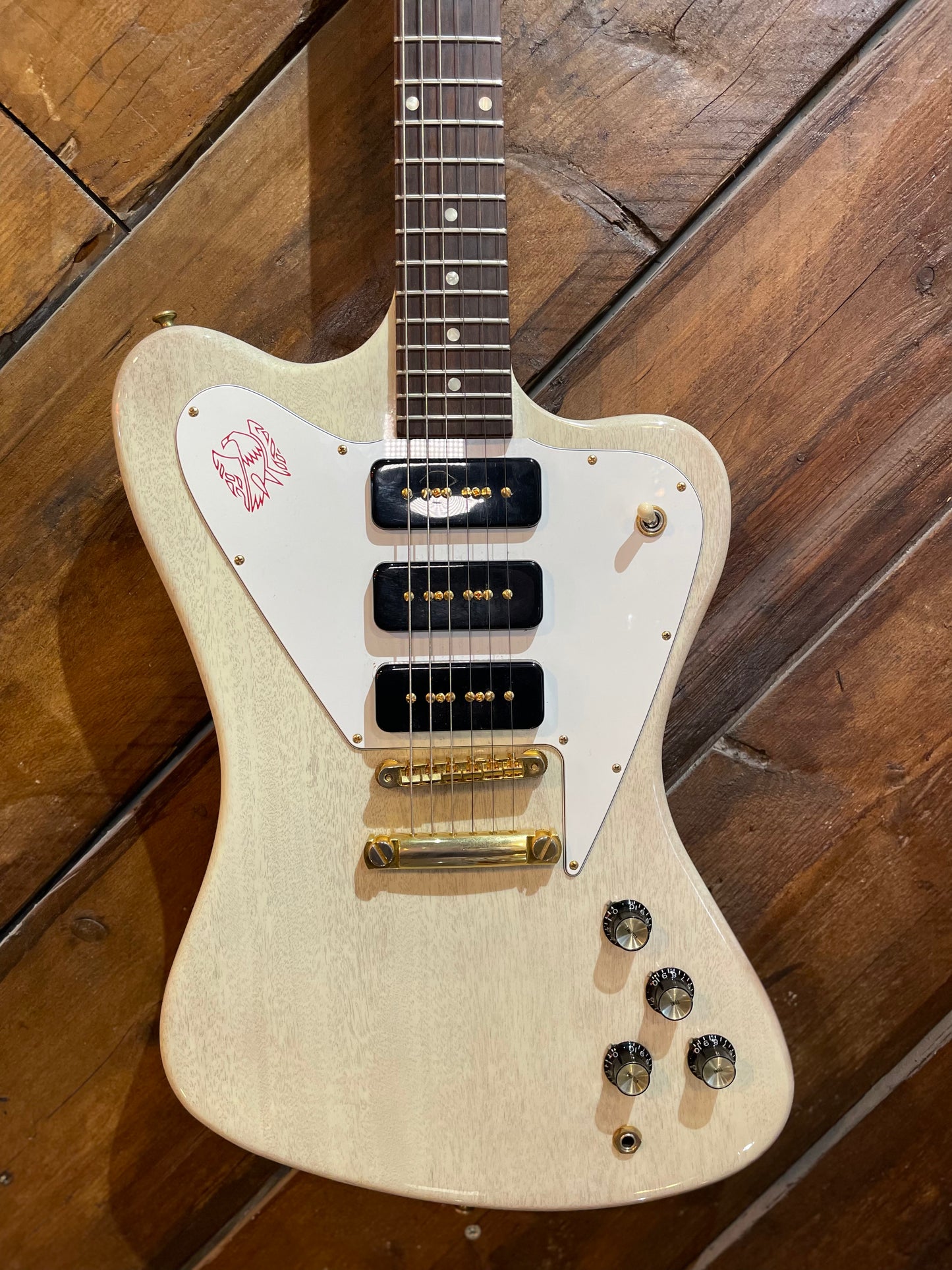 S/H 2009 Gibson Custom Shop Non Reverse Firebird, TV White