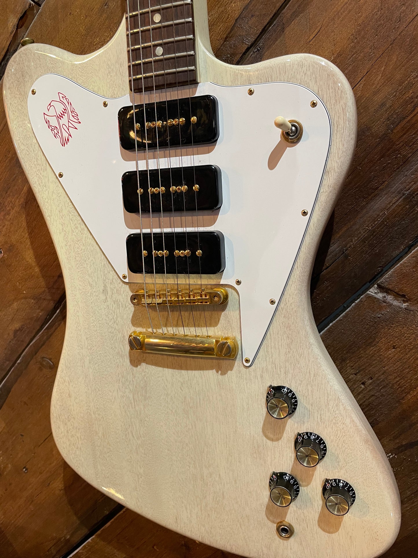 S/H 2009 Gibson Custom Shop Non Reverse Firebird, TV White