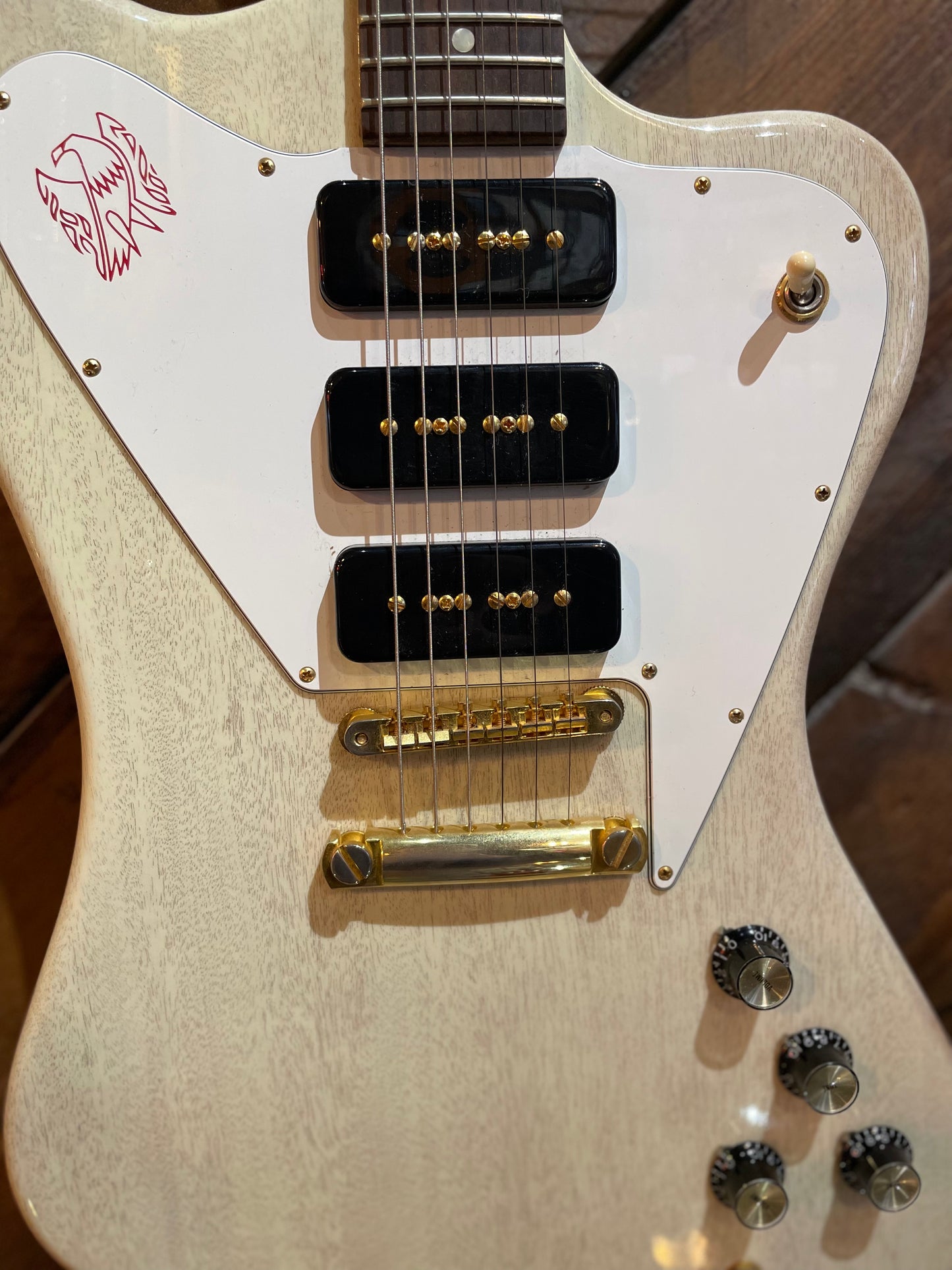 S/H 2009 Gibson Custom Shop Non Reverse Firebird, TV White
