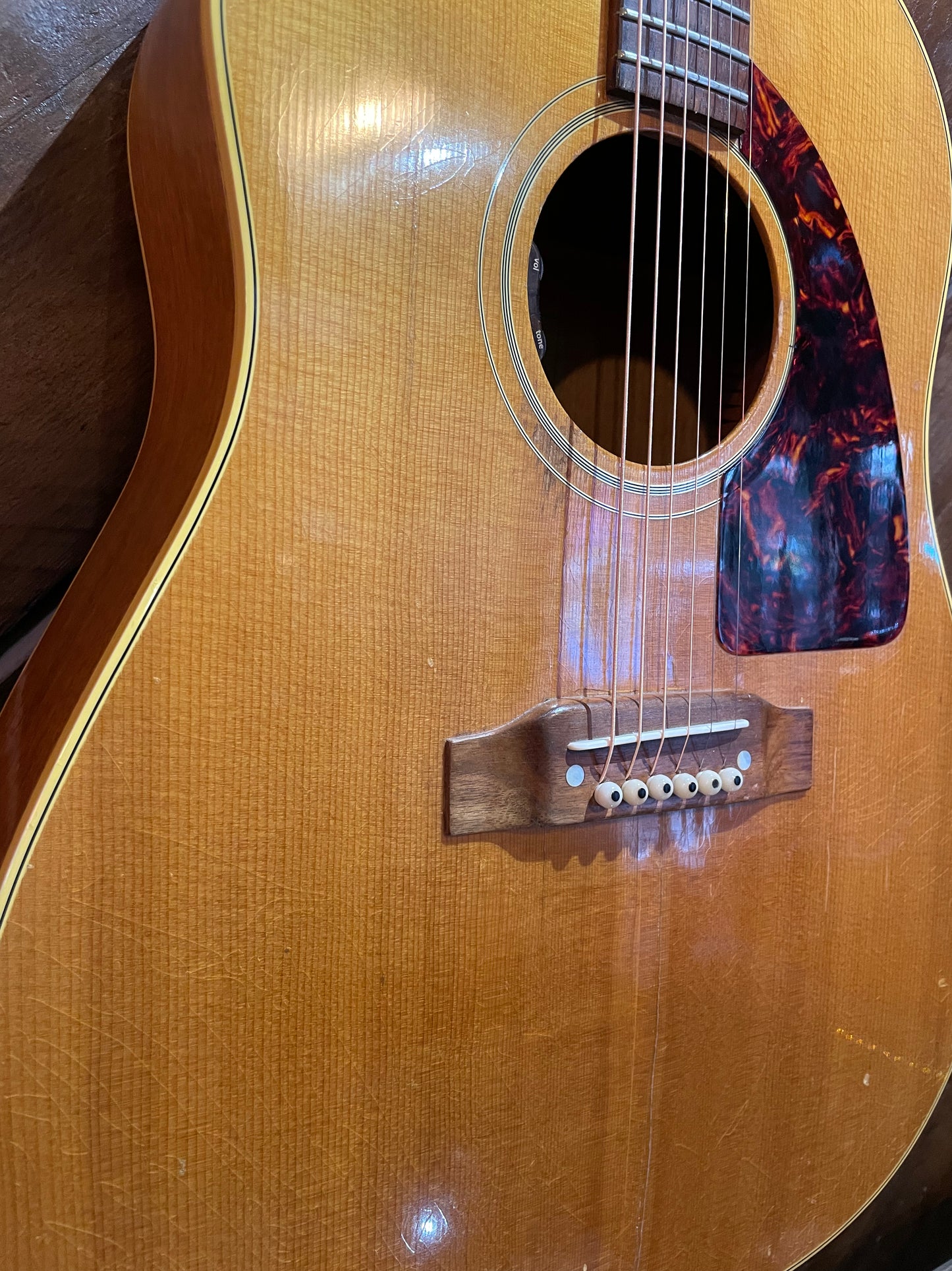 S/H 1965 Epiphone Texan Acoustic Guitar, Natural