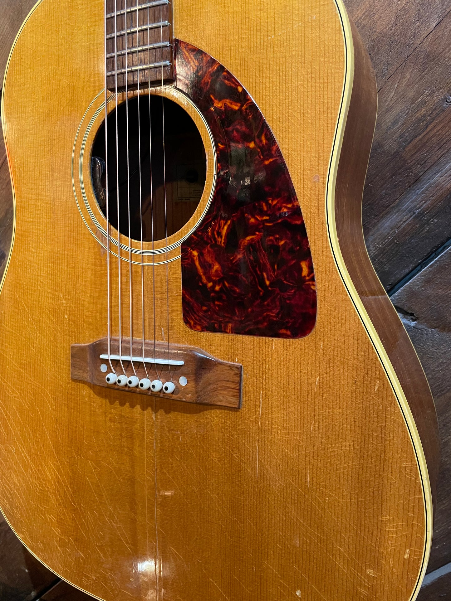 S/H 1965 Epiphone Texan Acoustic Guitar, Natural