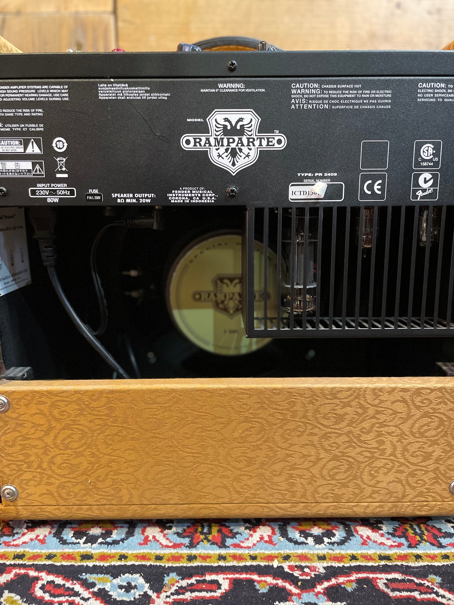 S/H 2013 Fender Pawn Shop Ramparte 9 Watt 1x12 Valve Combo Amplifier, Two Tone