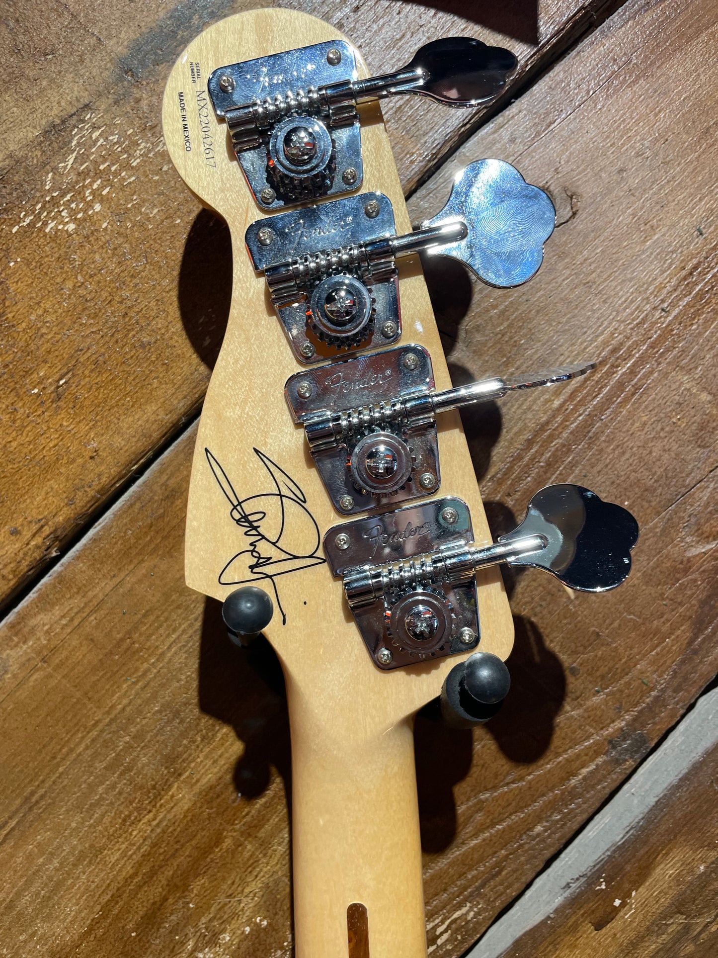 S/H 2022 Fender Steve Harris Signature Precision Bass, Olympic White
