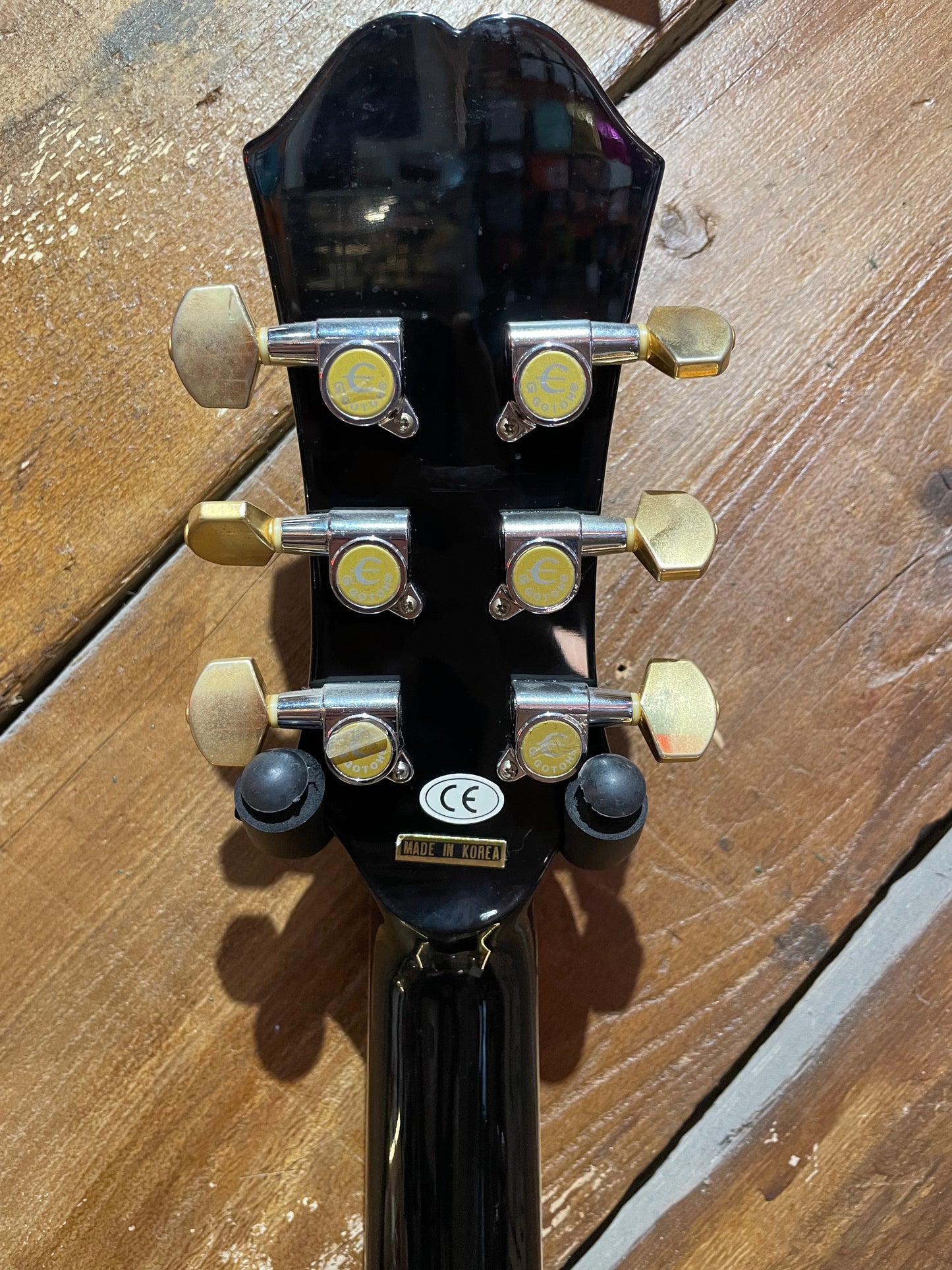 S/H Epiphone Don Everly signature Jumbo Acoustic Guitar, Black