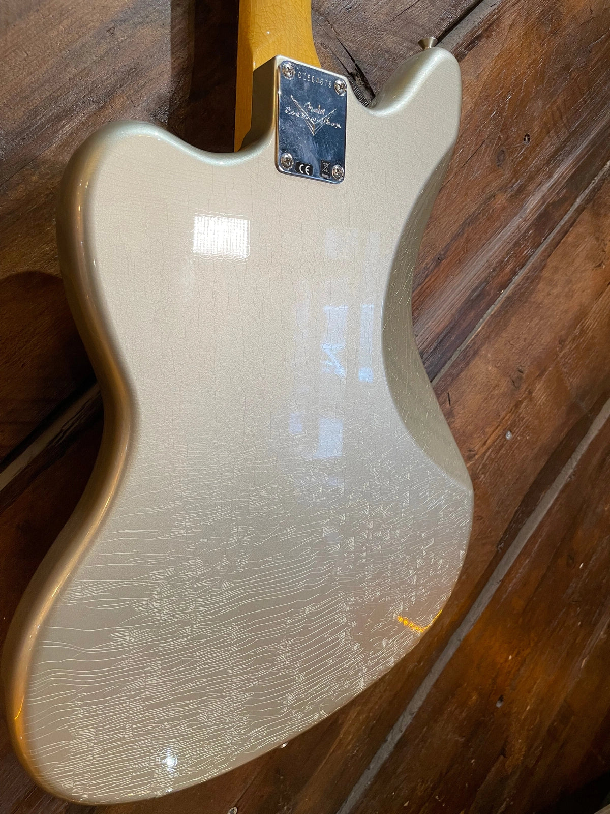 Fender Custom Shop '62 Jaguar Closet Classic Aged Inca Silver