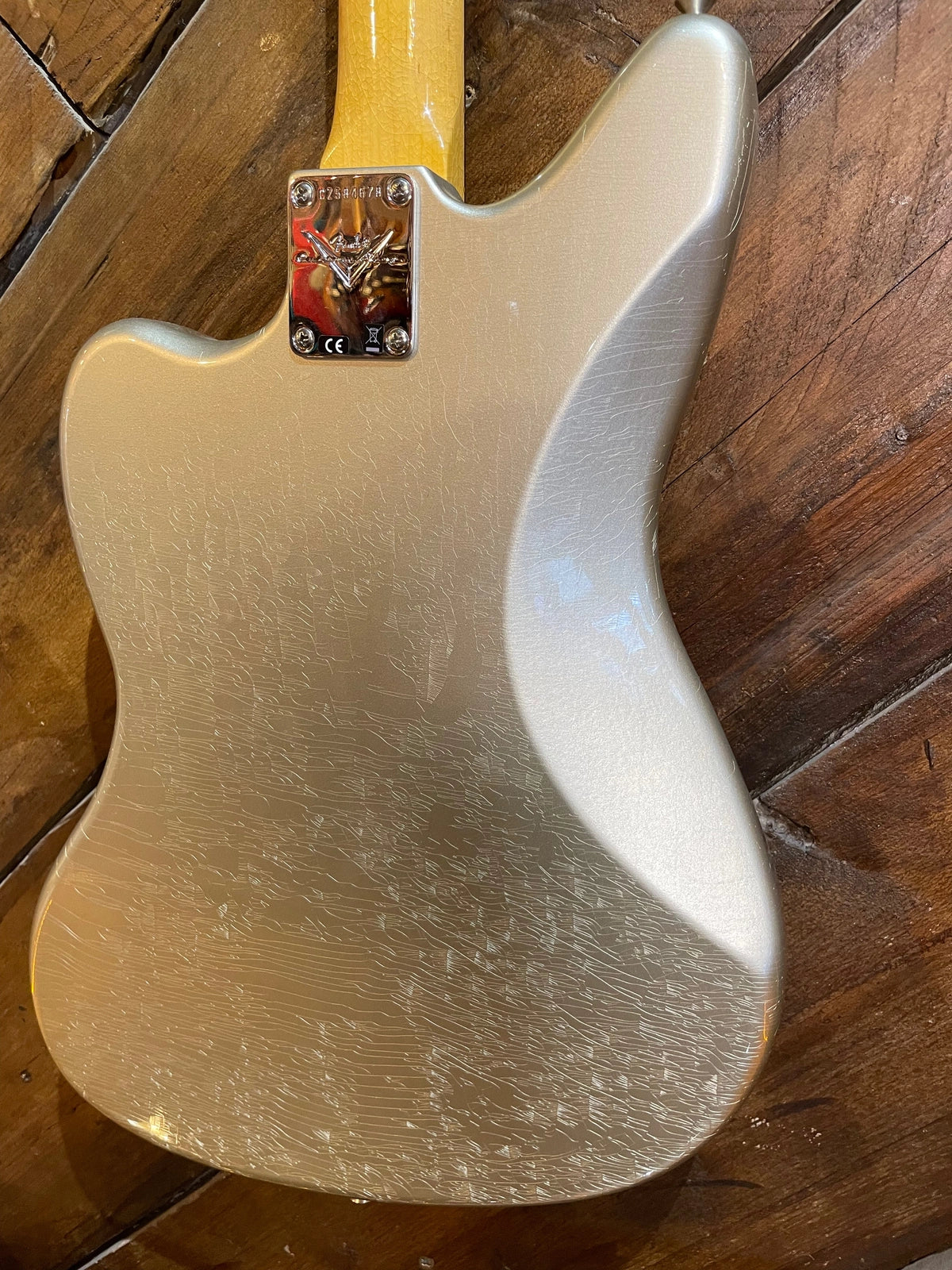Fender Custom Shop '62 Jaguar Closet Classic Aged Inca Silver