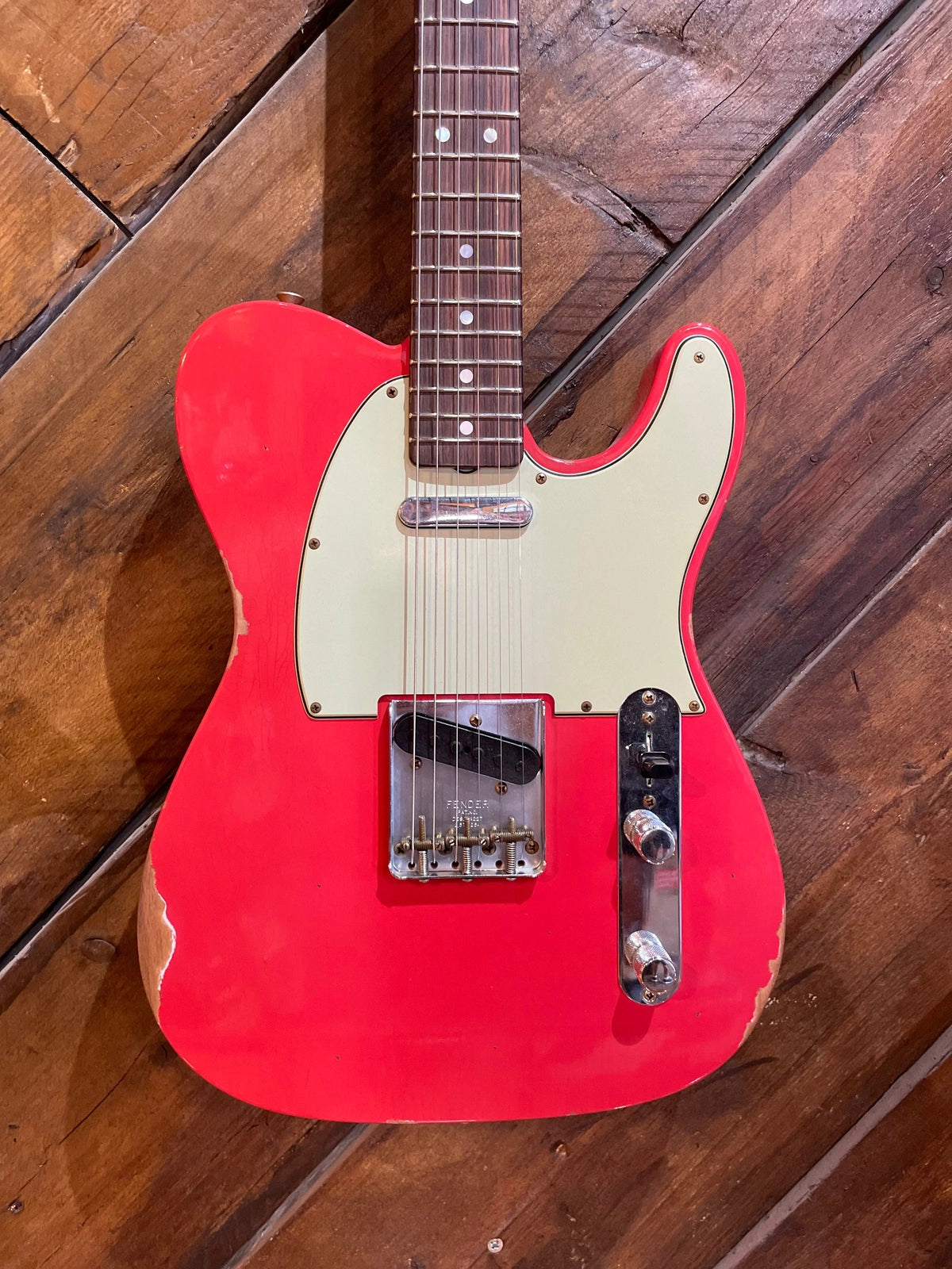 Fender Custom Shop '64 Telecaster, Aged Fiesta Red
