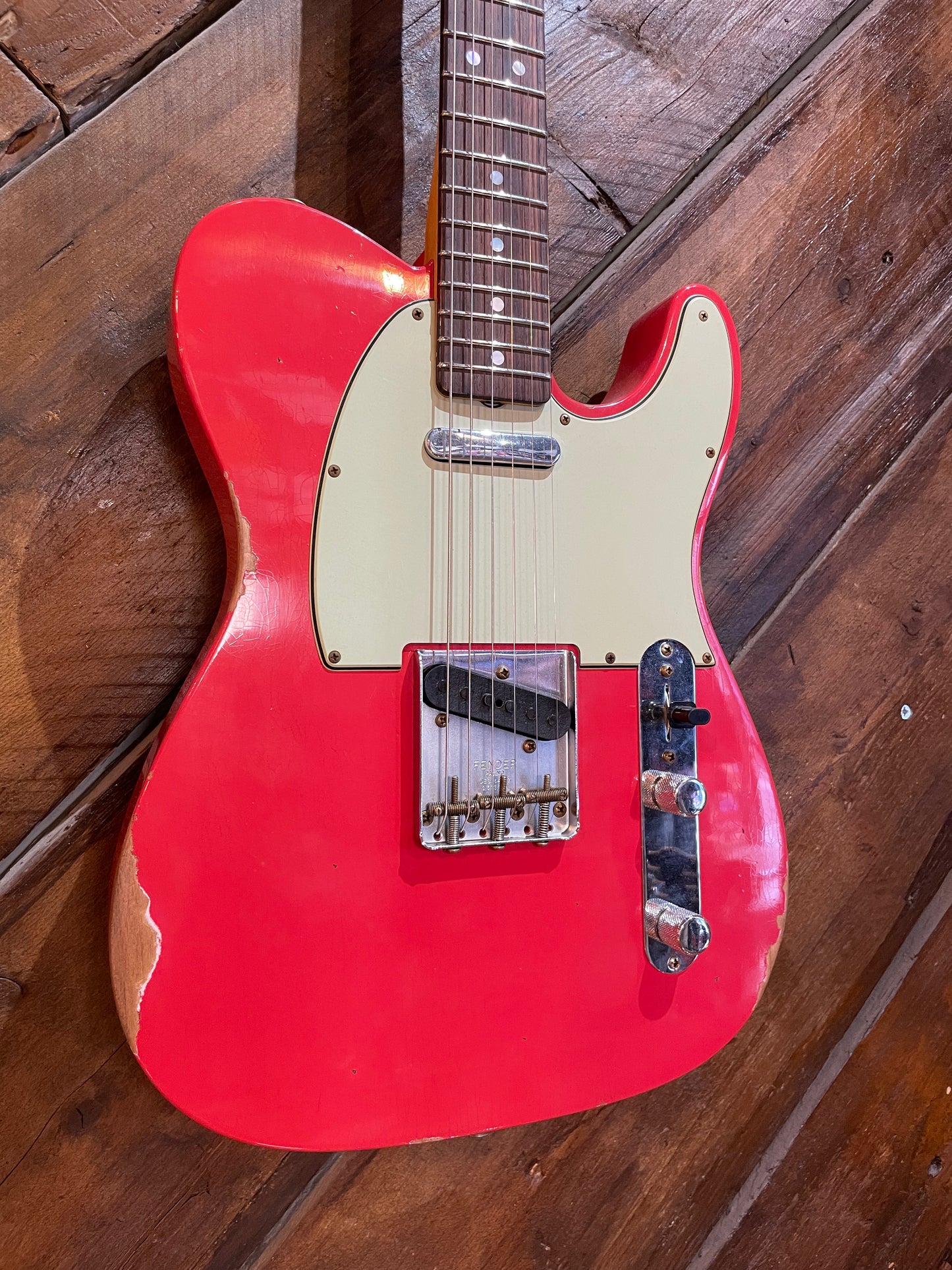 Fender Custom Shop '64 Telecaster, Aged Fiesta Red