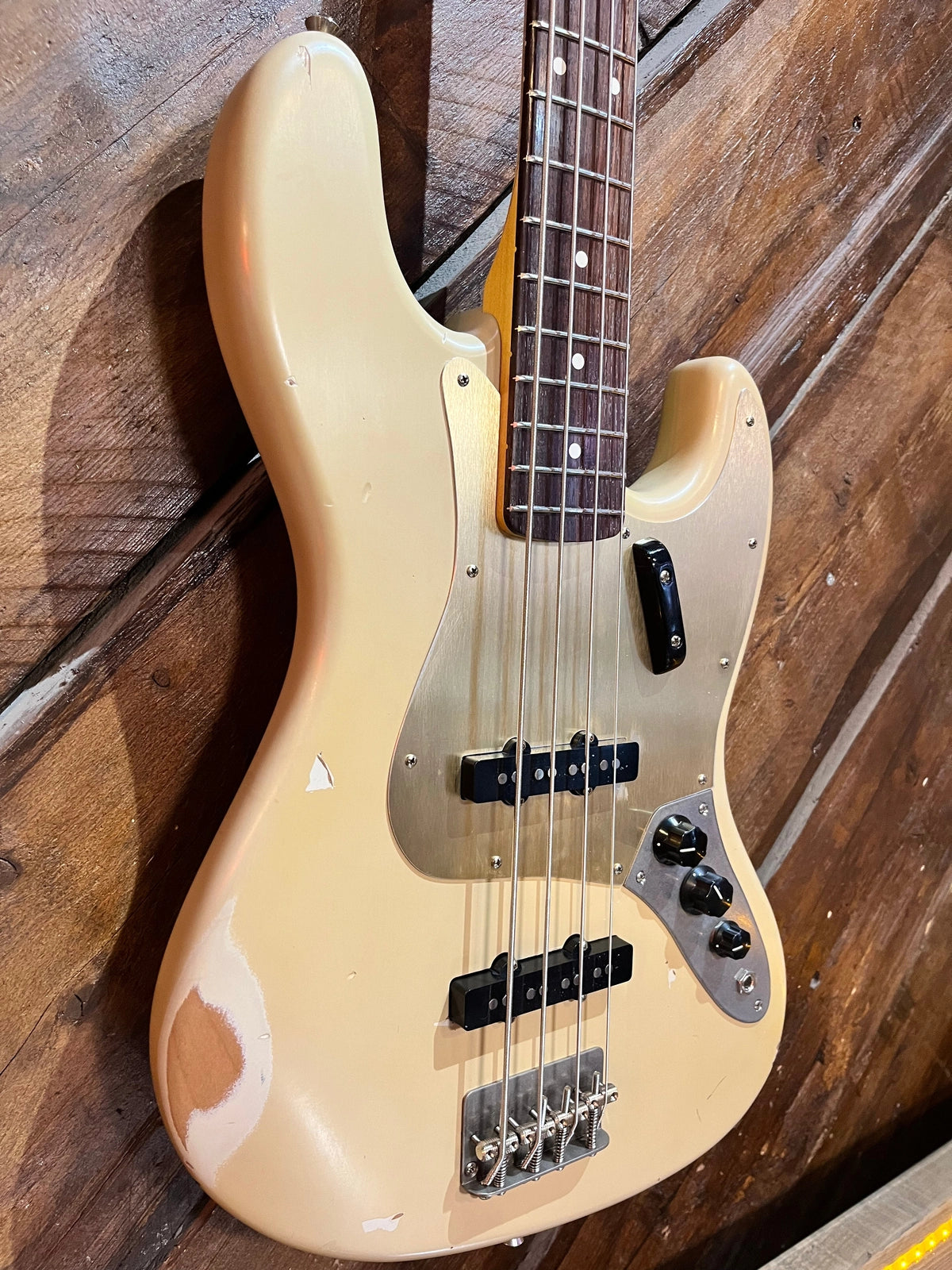 Nash Guitars JB63 Electric Bass, Desert Sand