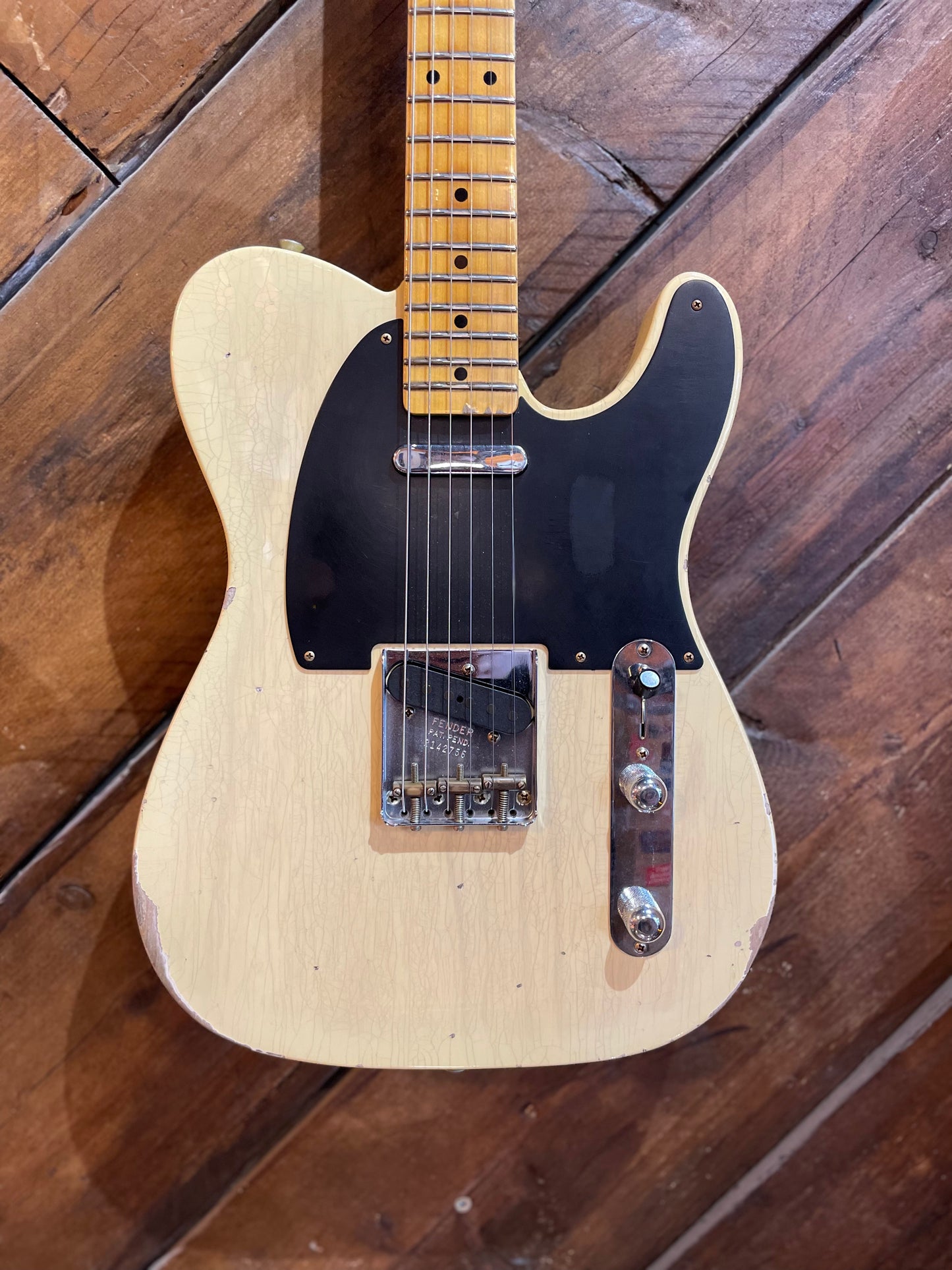 Fender Custom Shop '54 Telecaster, Faded Nocaster Blonde