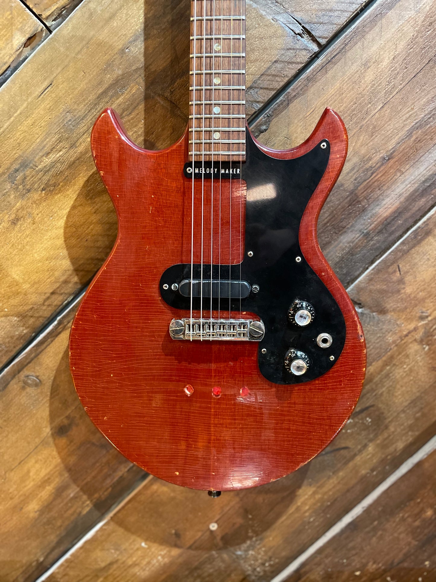 S/H 1965 Gibson Melody Maker, Cherry