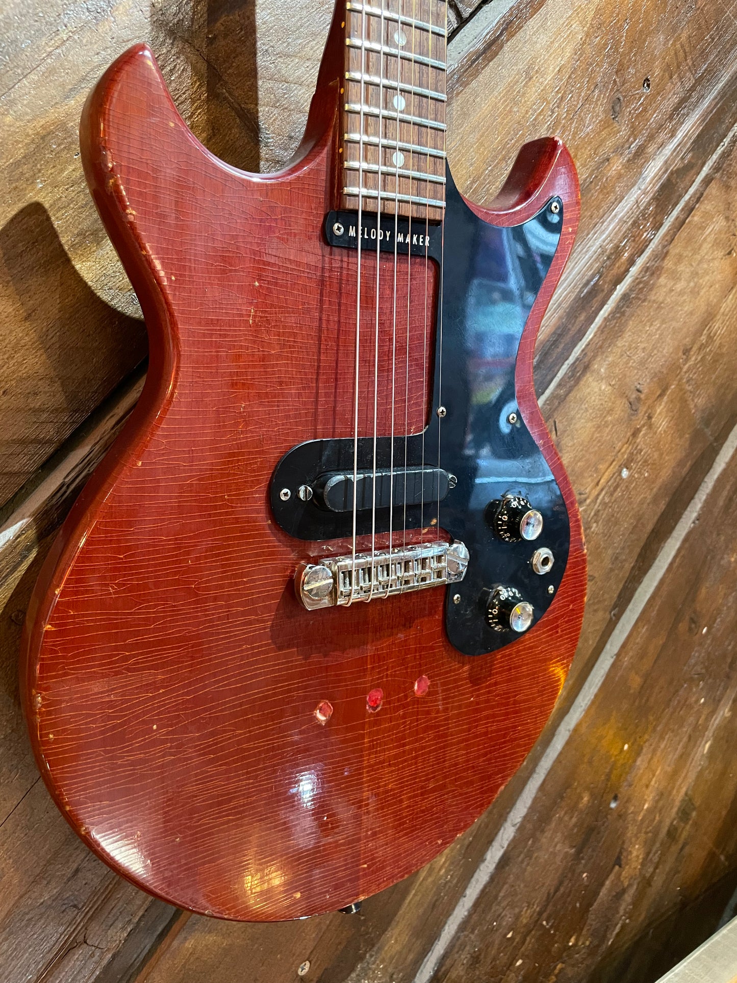 S/H 1965 Gibson Melody Maker, Cherry