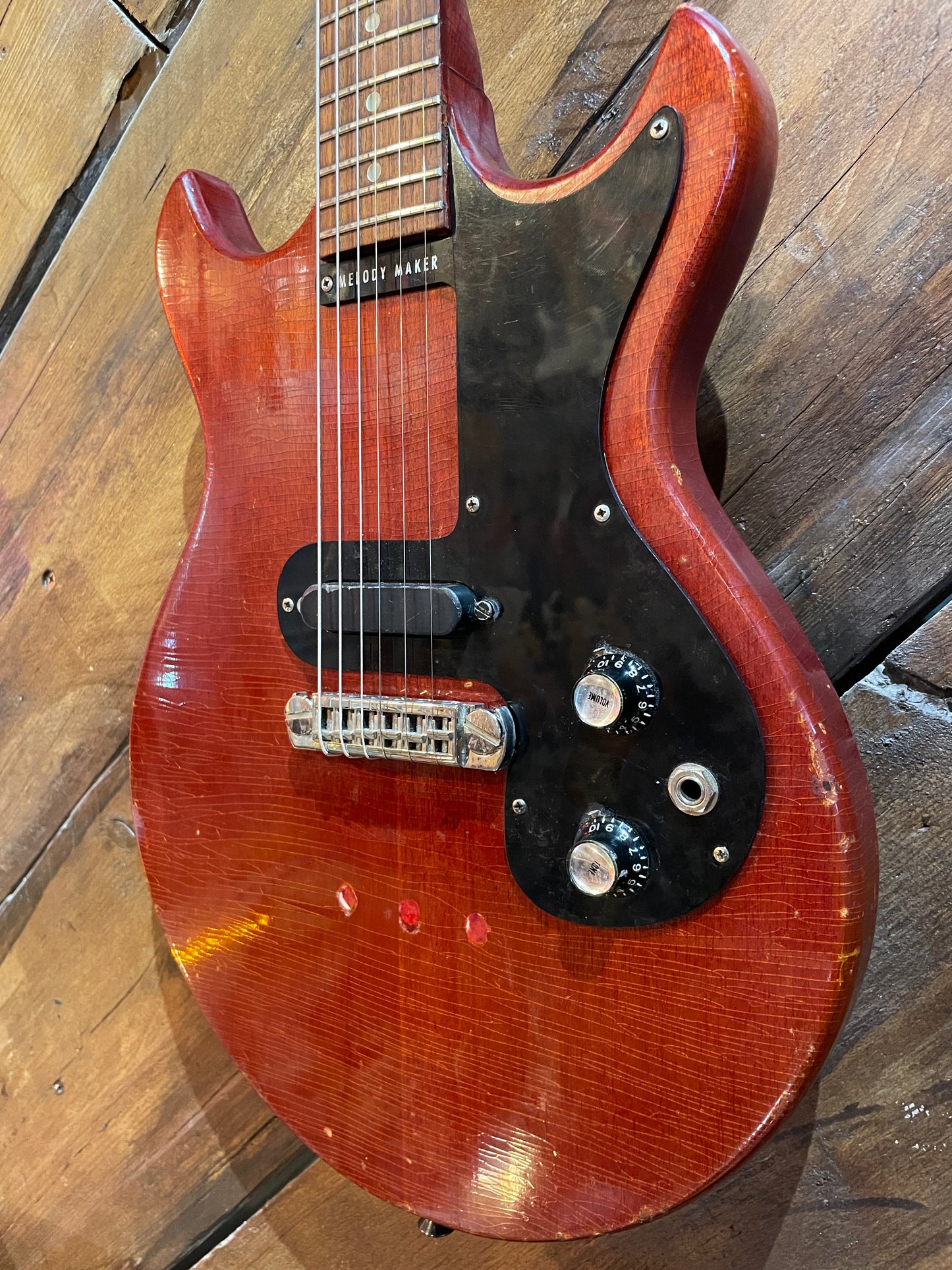 S/H 1965 Gibson Melody Maker, Cherry