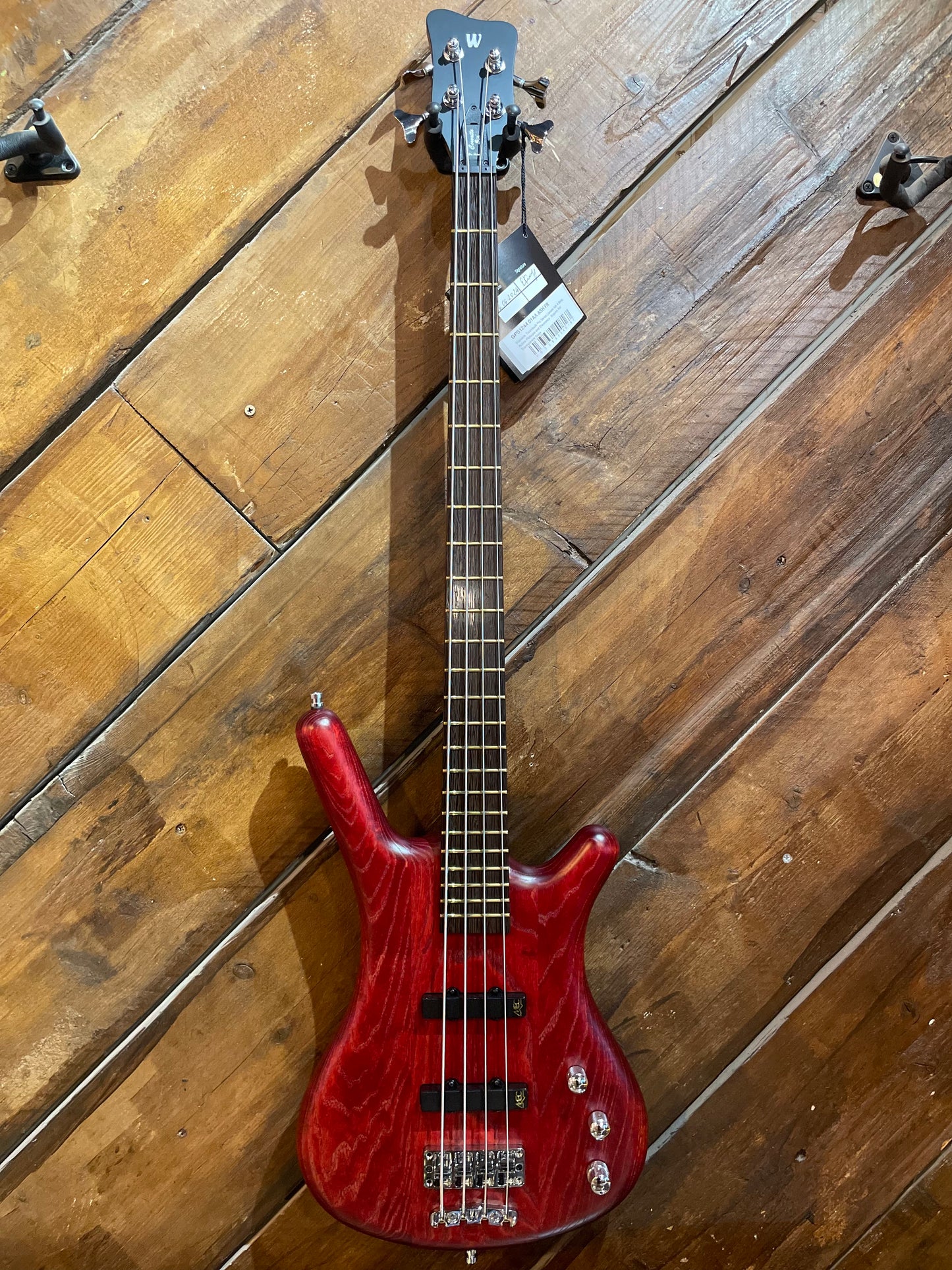 Warwick GPS Corvette Ash IV Active, Burgundy Red Satin NEW