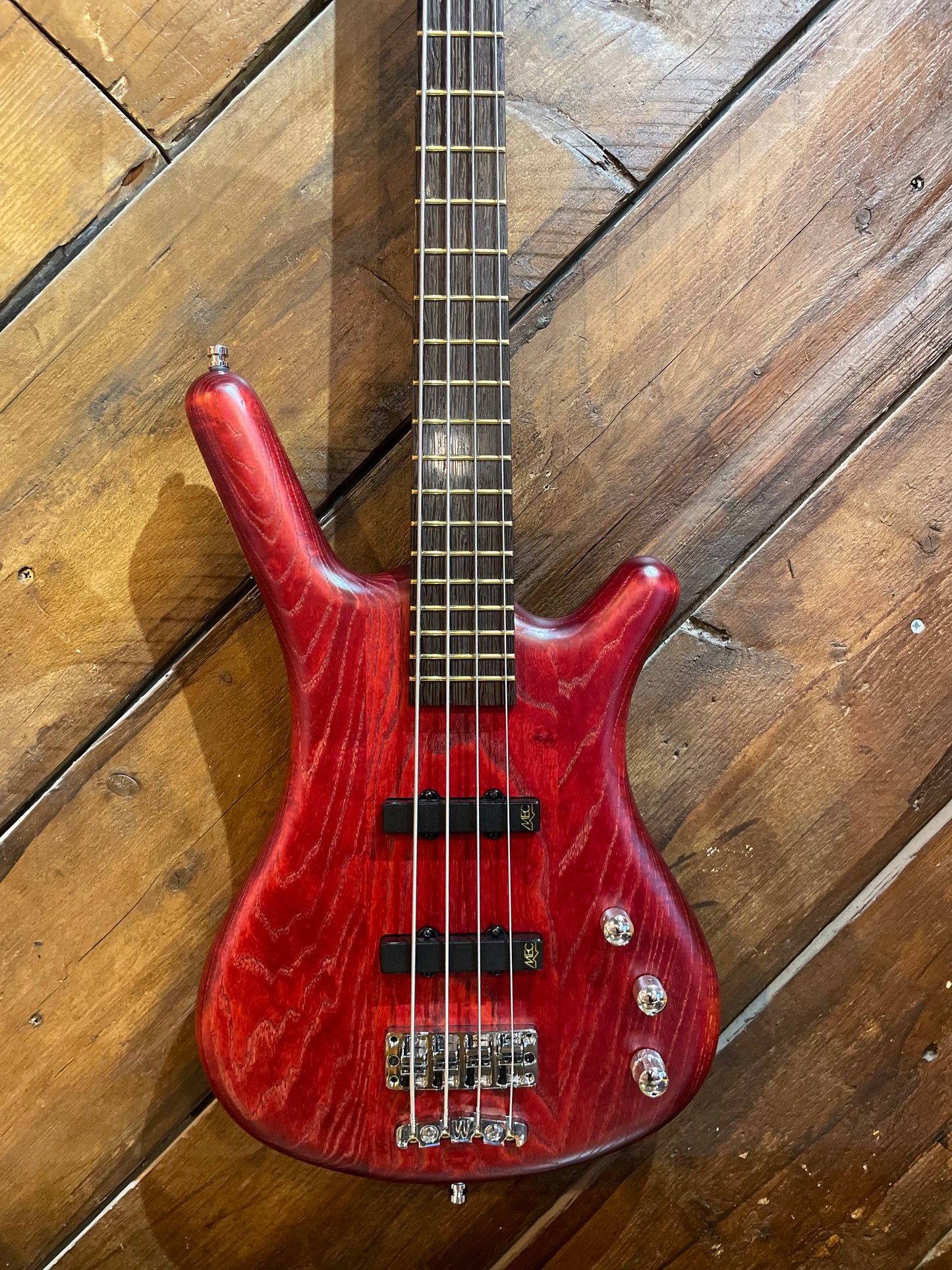 Warwick GPS Corvette Ash IV Active, Burgundy Red Satin NEW