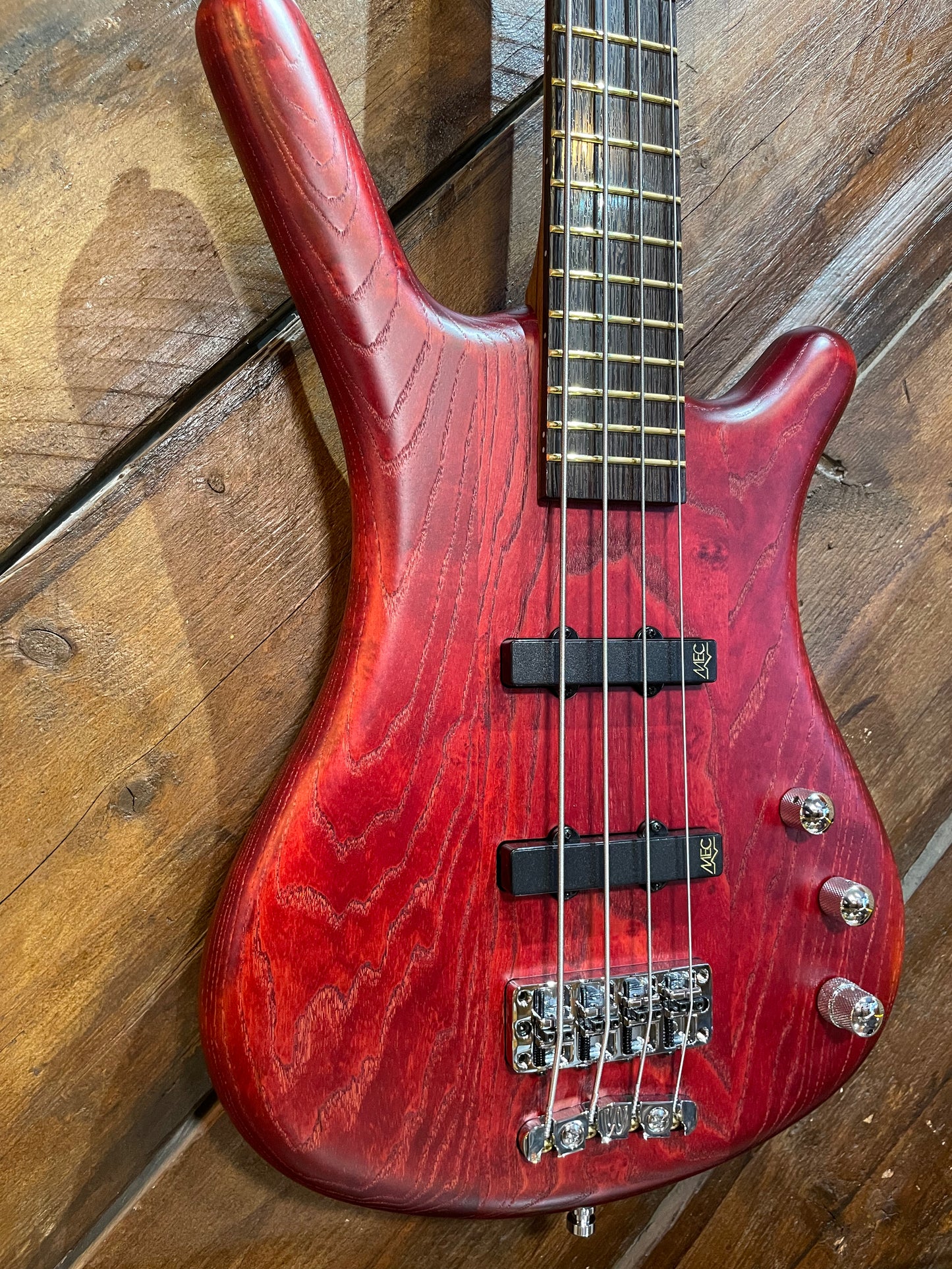 Warwick GPS Corvette Ash IV Active, Burgundy Red Satin NEW