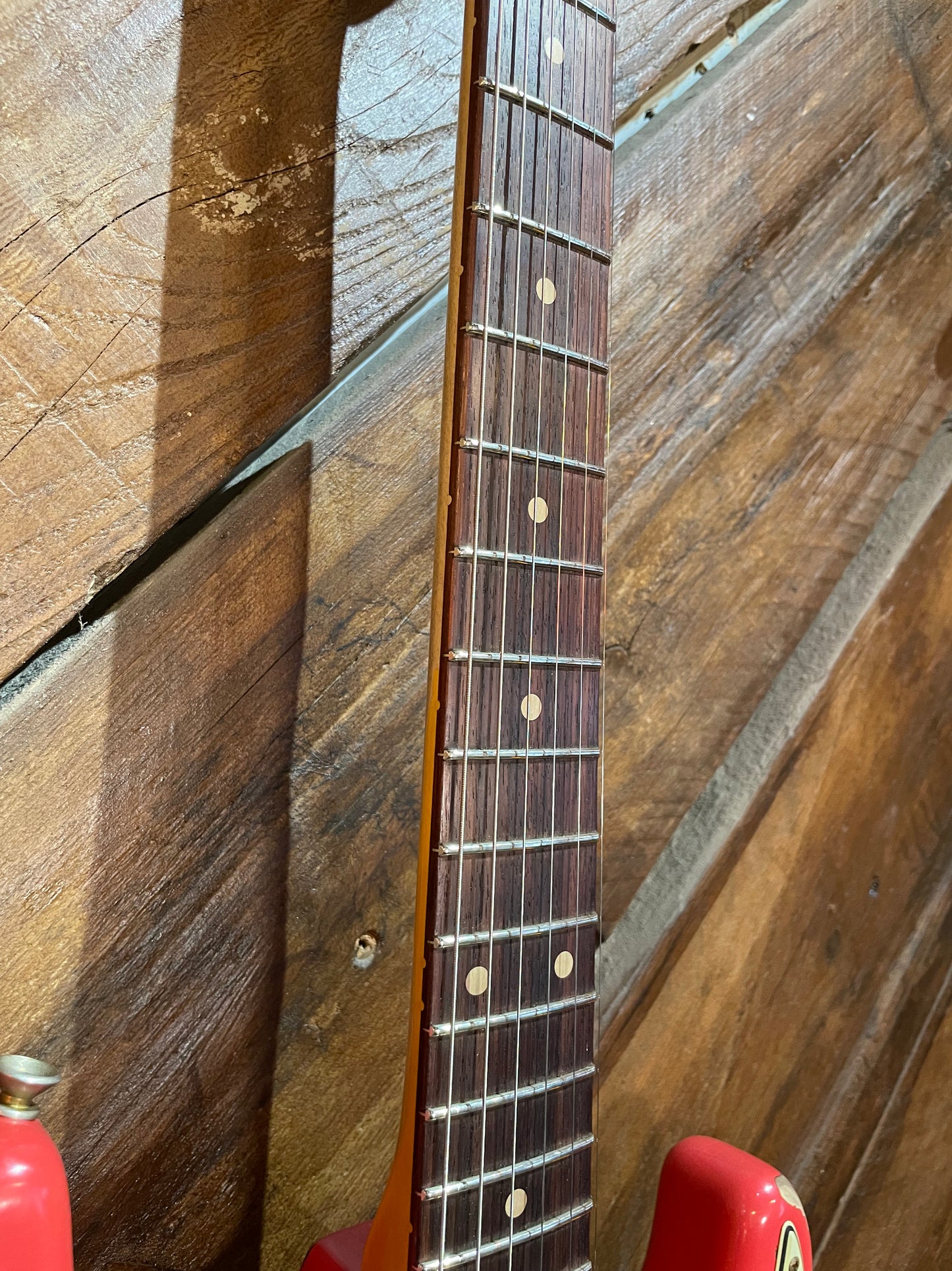 Fender Custom Shop Michael Landau Signature 1963 Stratocaster, Fiesta Red Over Sunburst