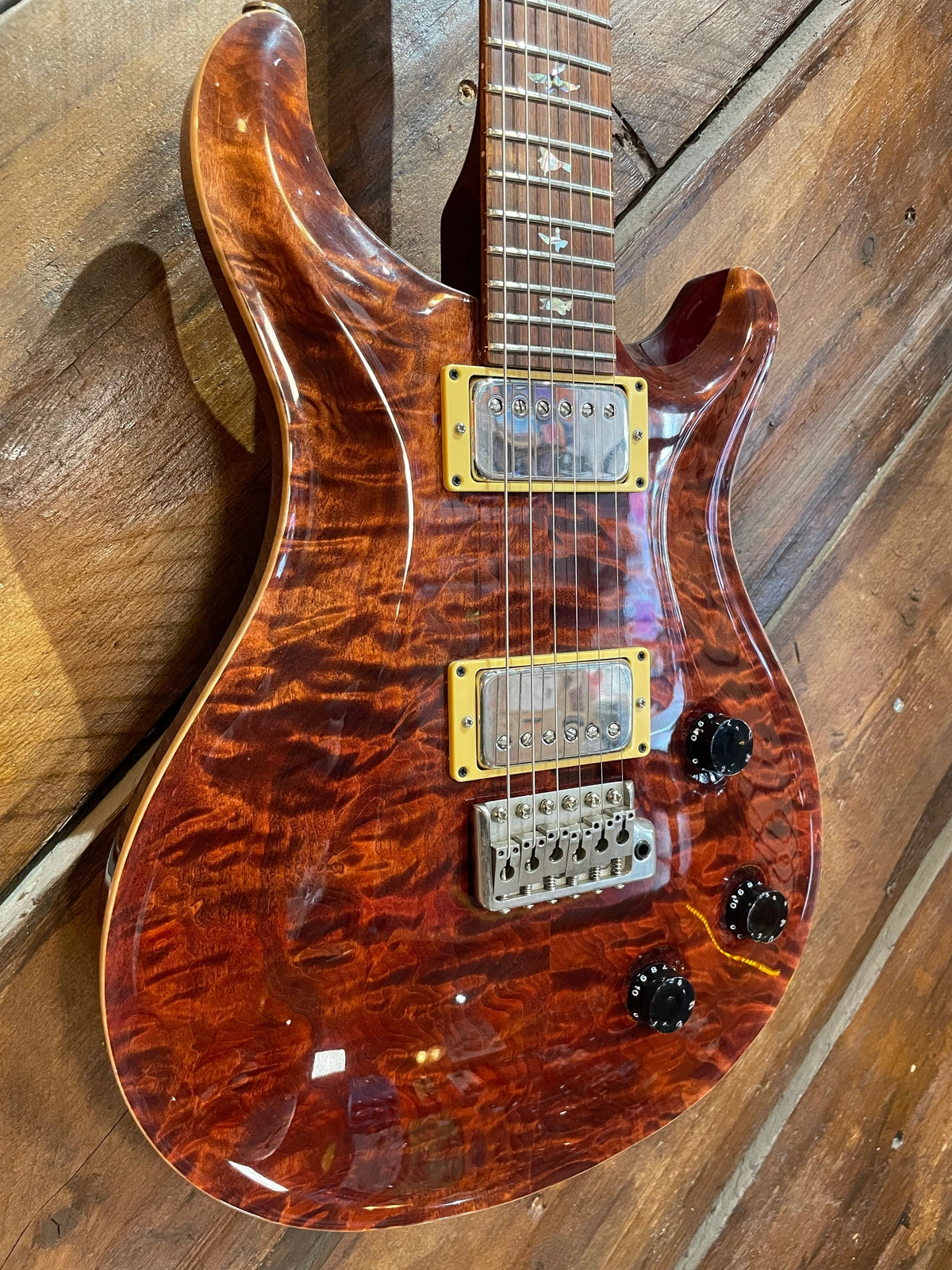 S/H 1996 PRS Custom 22 10 Top, Amber