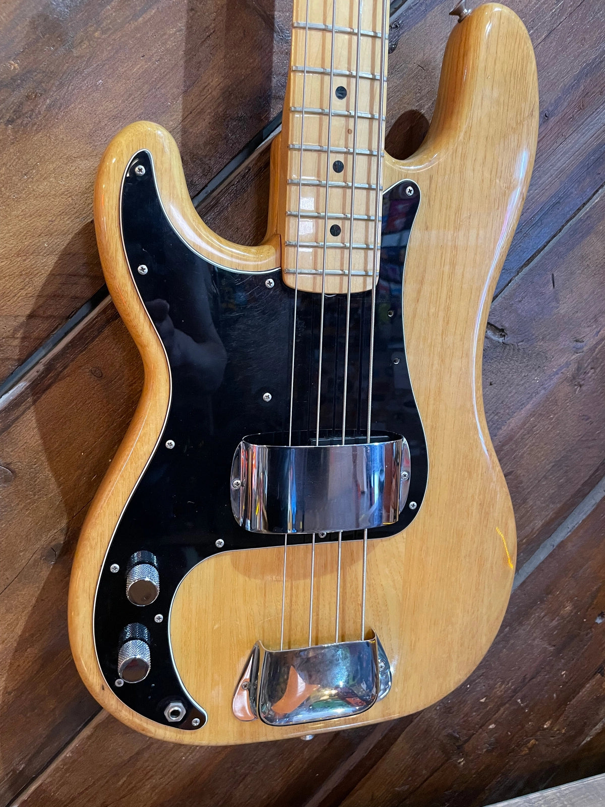 S/H 1978 Fender Precision Bass Left Handed, Natural