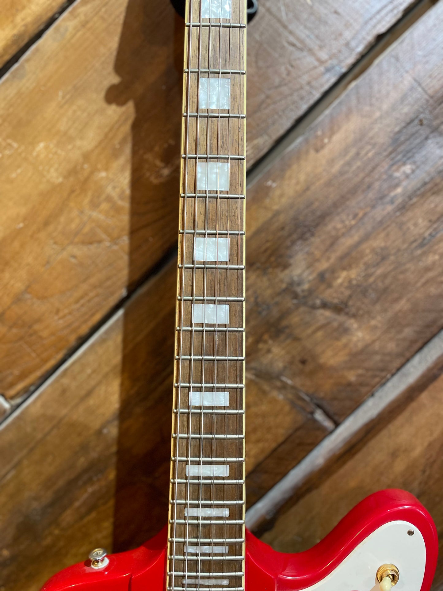 S/H 2002 Epiphone Korea Firebird '63 VII, Cardinal Red