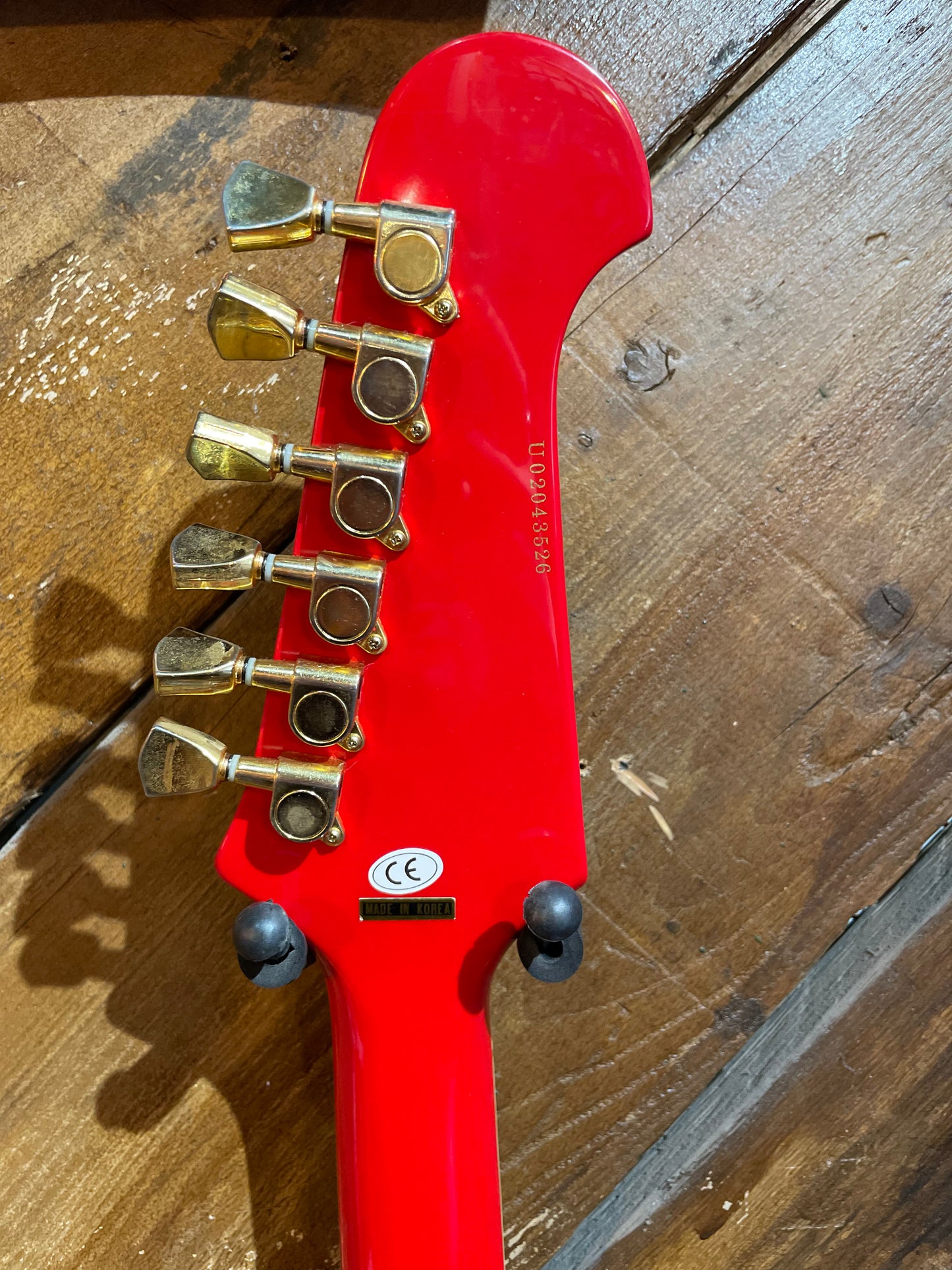 S/H 2002 Epiphone Korea Firebird '63 VII, Cardinal Red