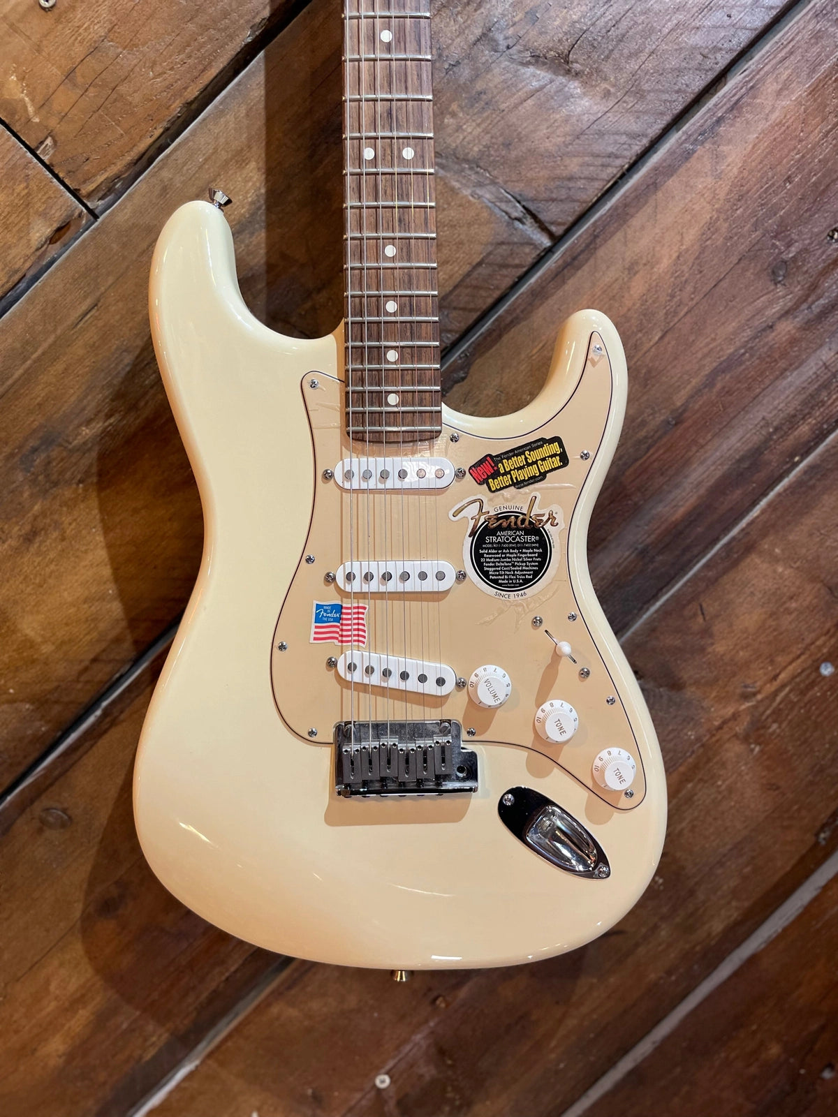 S/H 2005 Fender American Standard Stratocaster, Olympic White